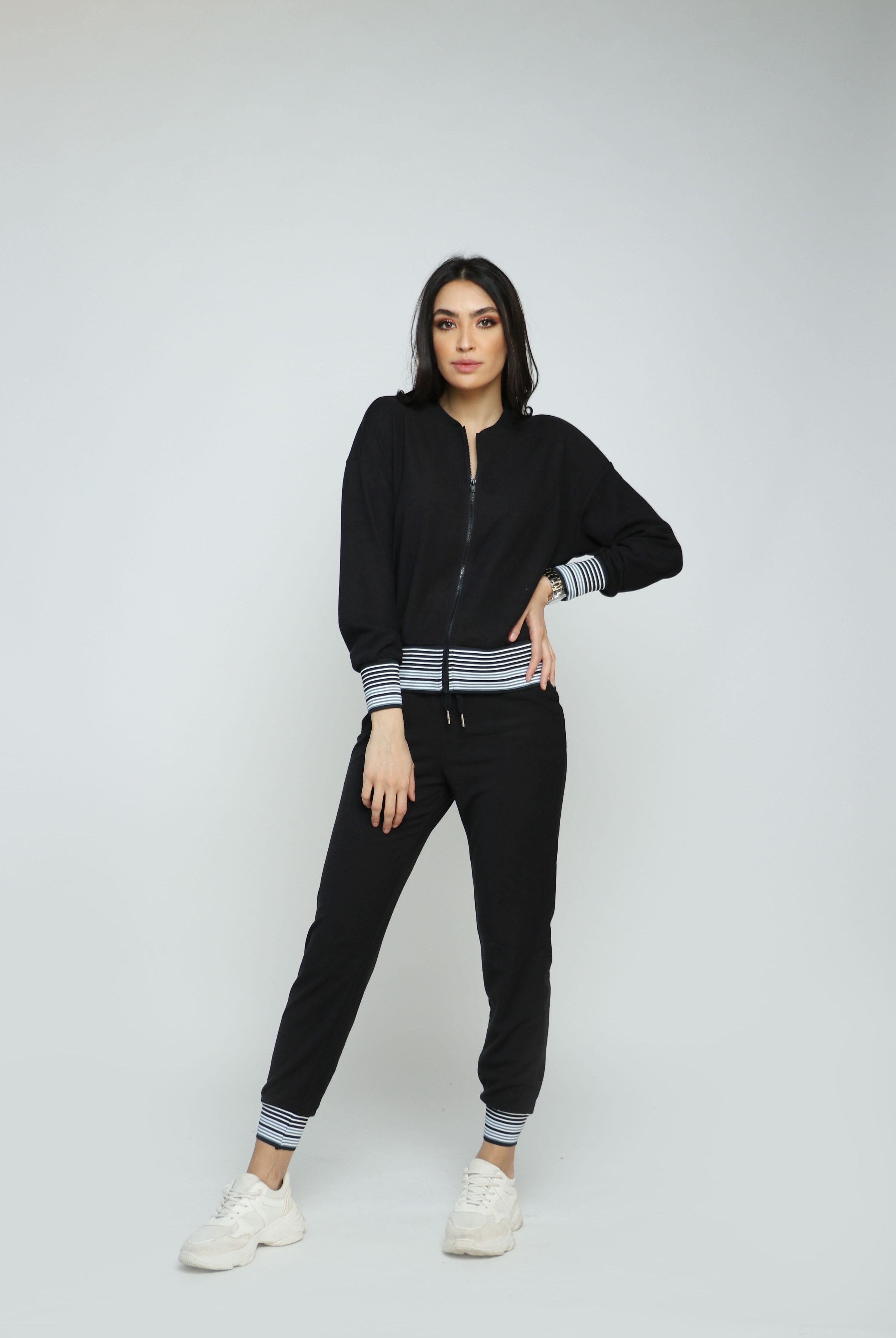 ميكا بنطلون رياضي طويل بمطاط على الكاحل نسائي