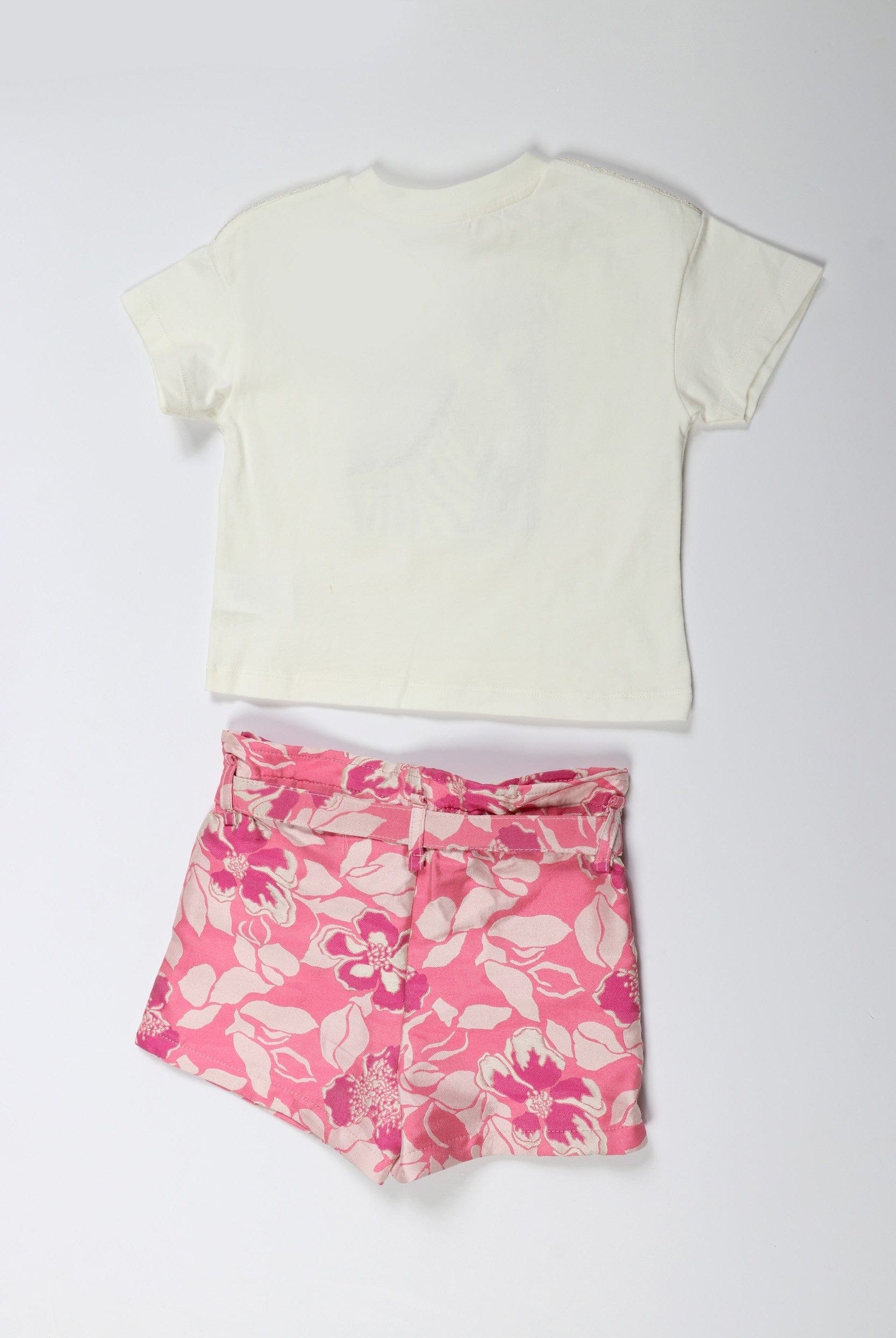 جينجرسنابس شورت مشجر بجيوب ورباط بناتي متعدد الألوان