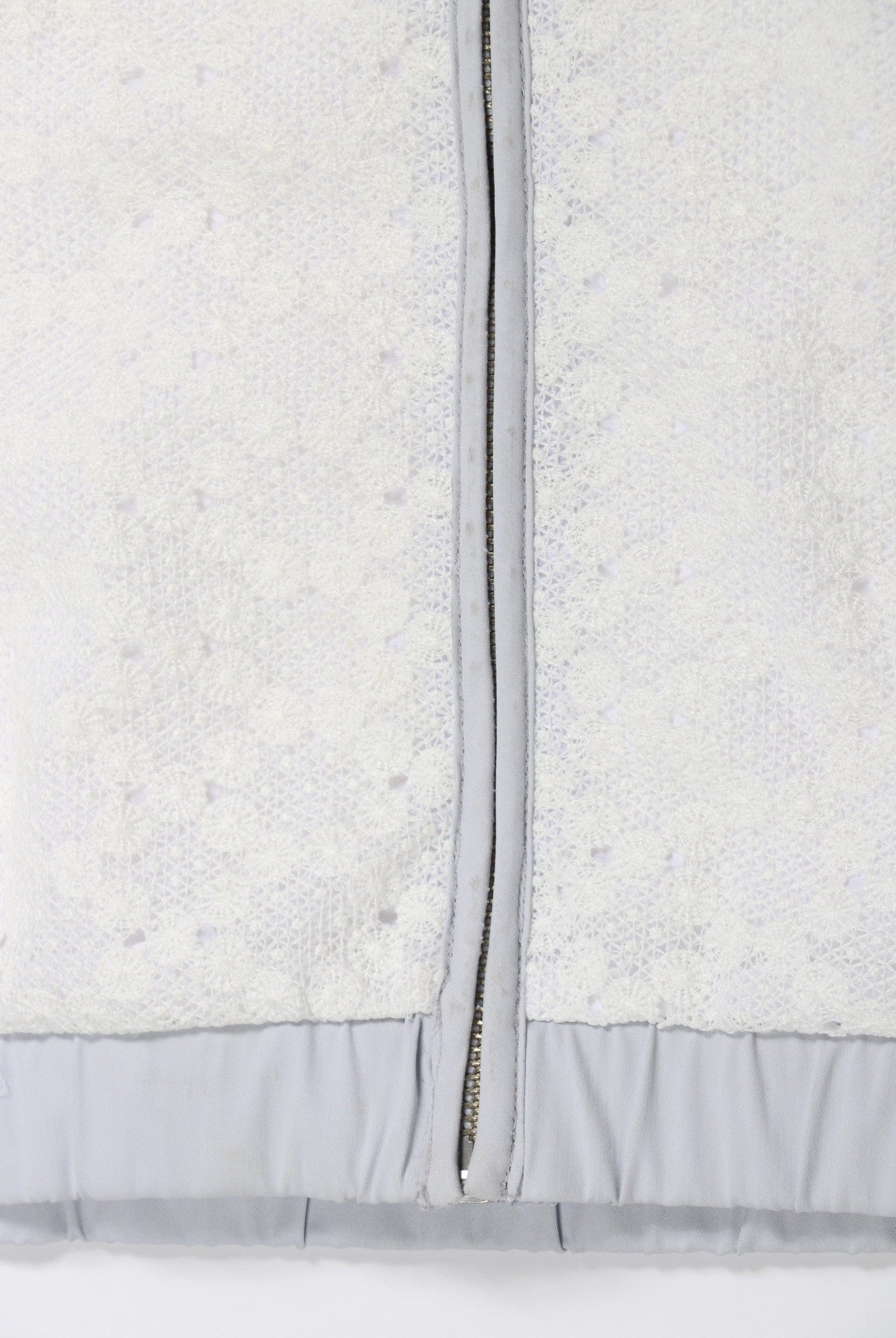 جينجرسنابس جاكيت بناتي قصير كم طويل بسحاب مشجر أوف وايت