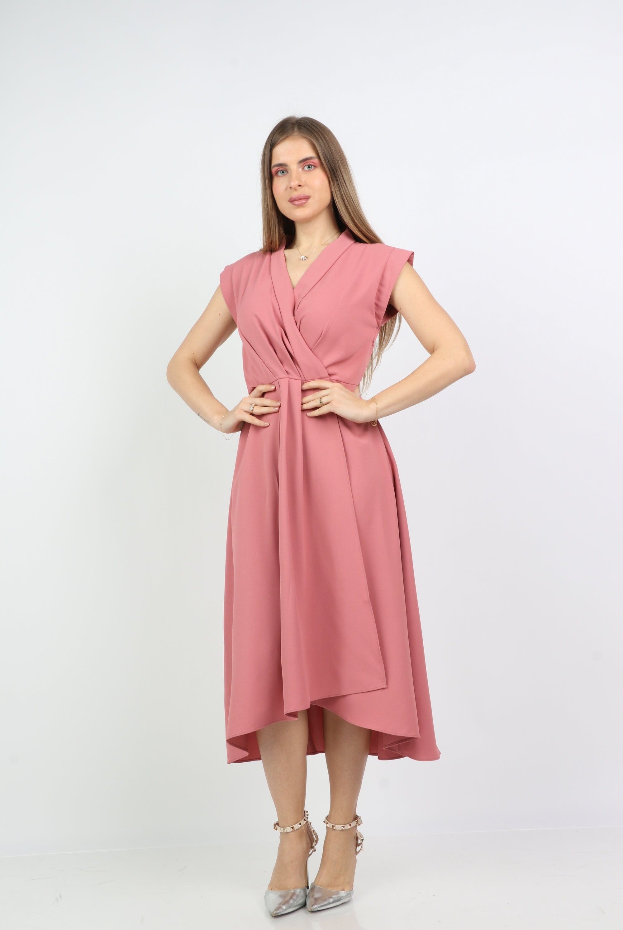 نتشي فستان ميدي لف للنساء