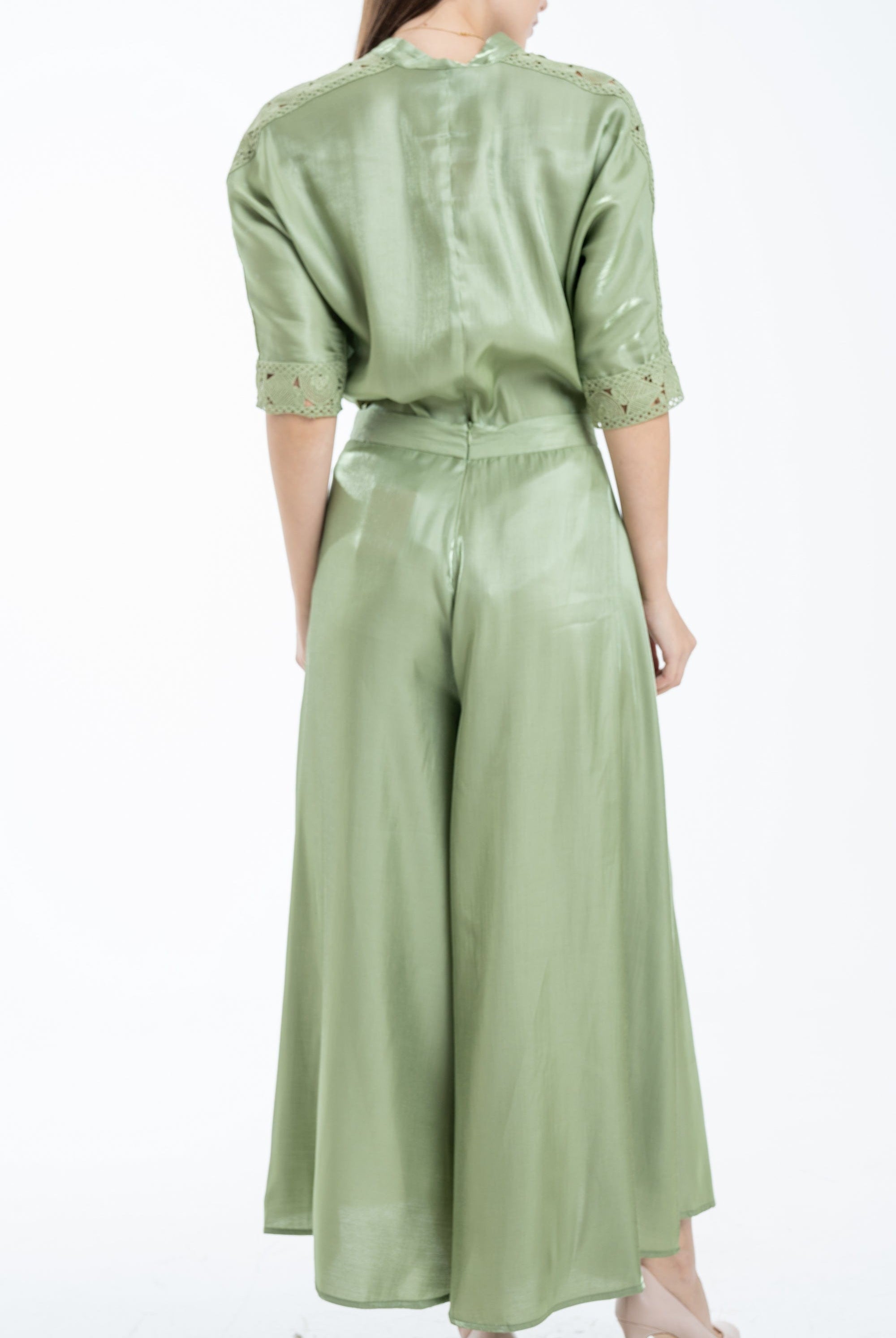 نتشي سروال طويل نسائي رسمي فضفاض