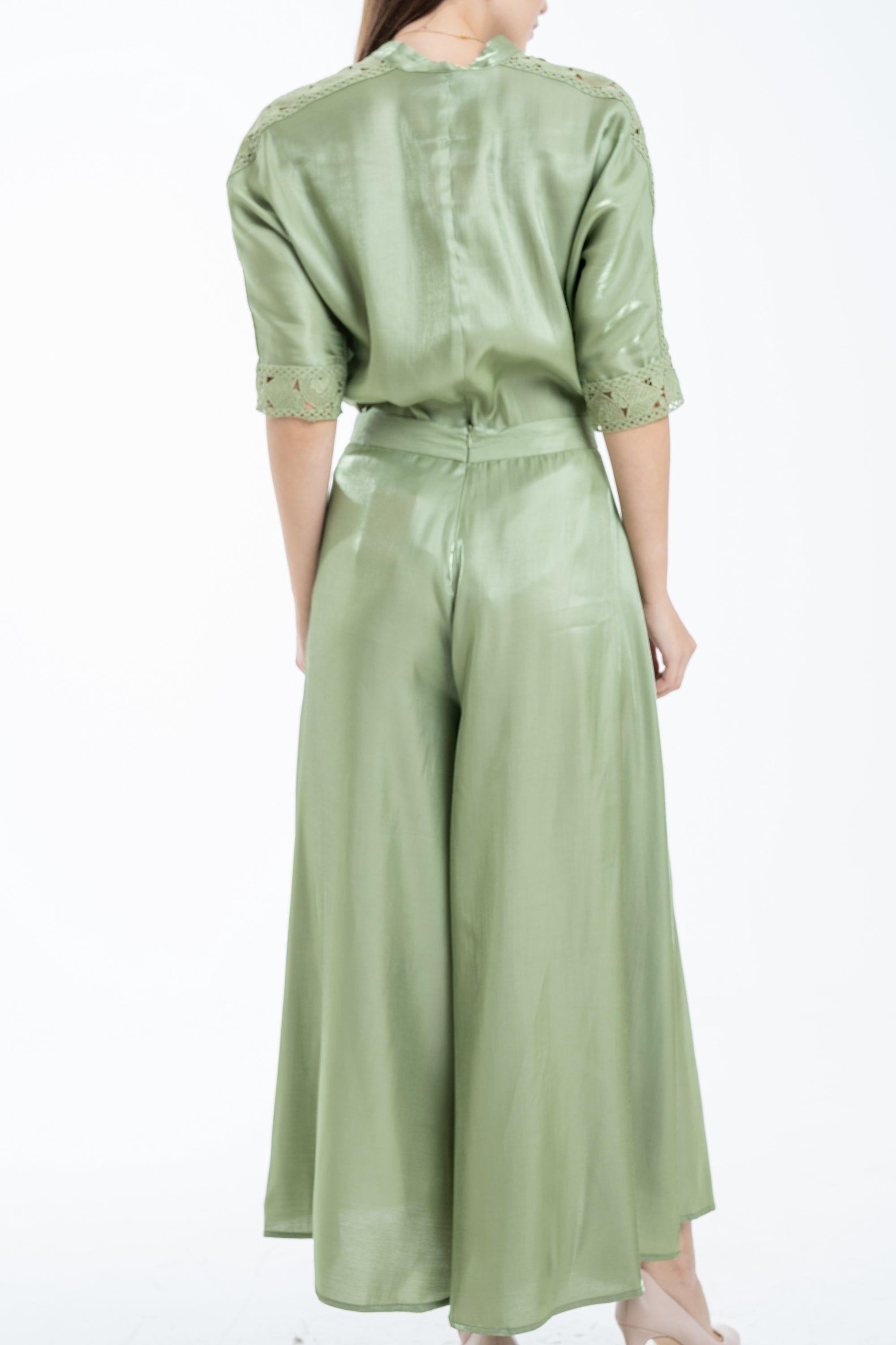 نتشي سروال طويل نسائي رسمي فضفاض