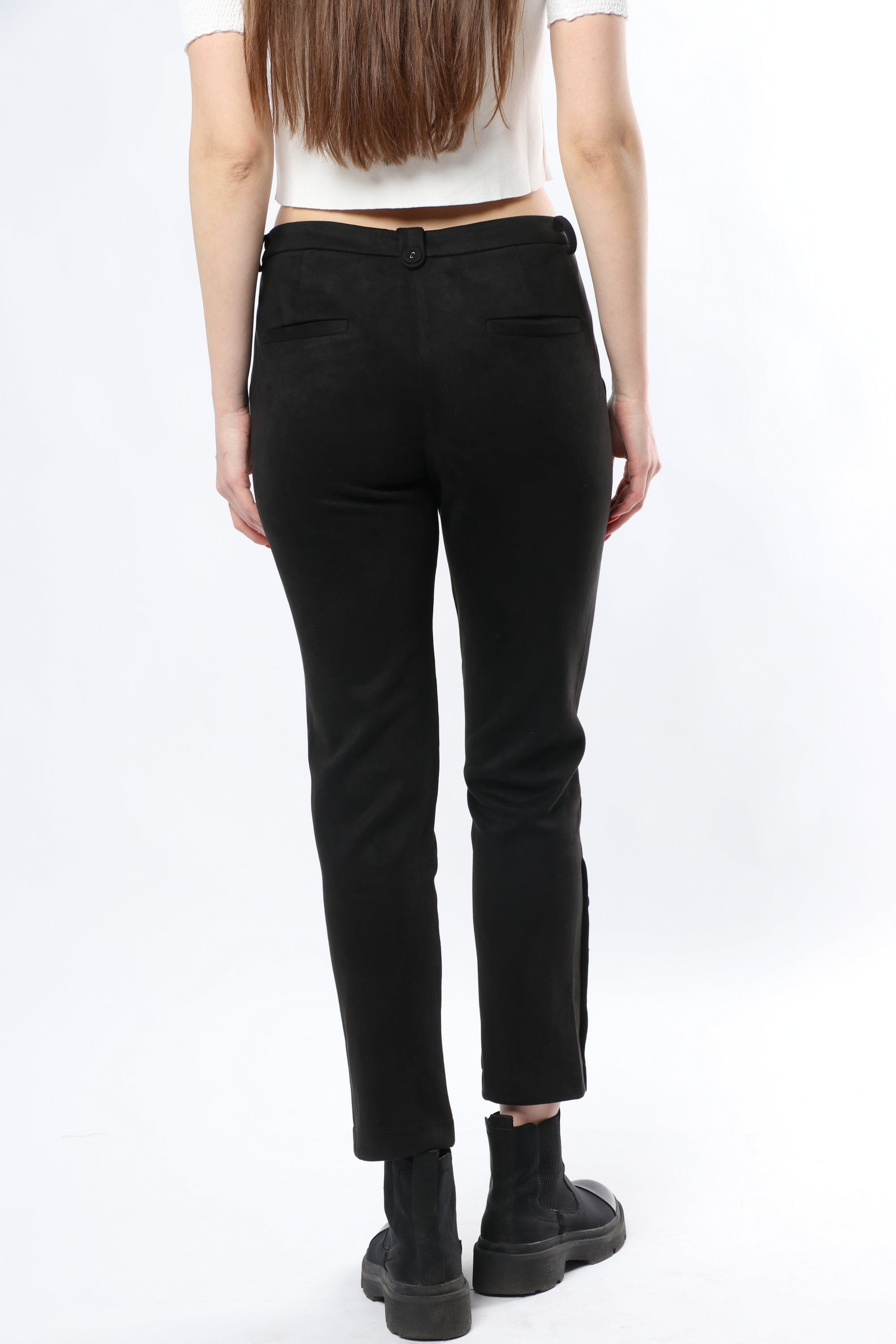 نتشي بنطلون بأزرار من أسفل طويل نسائي