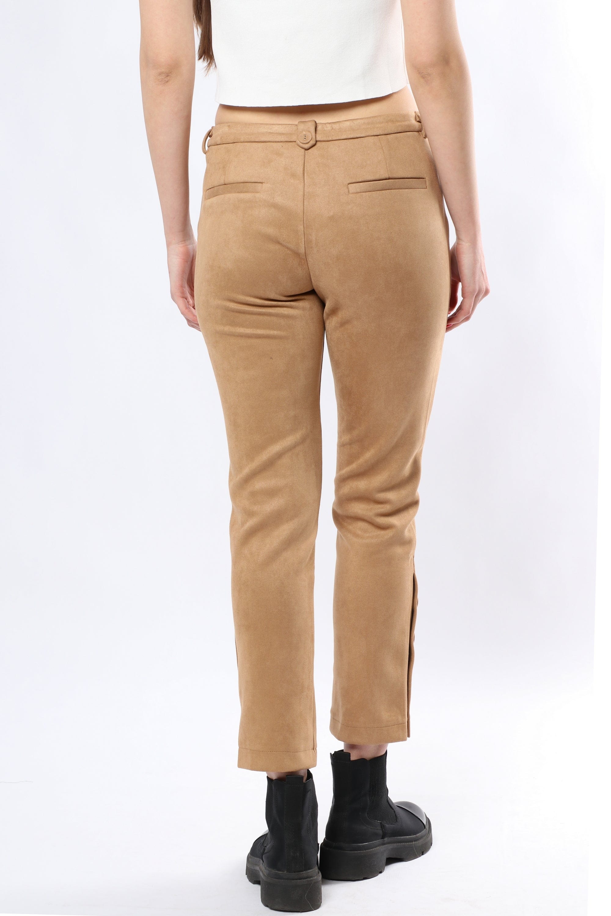 نتشي بنطلون بأزرار من أسفل طويل نسائي