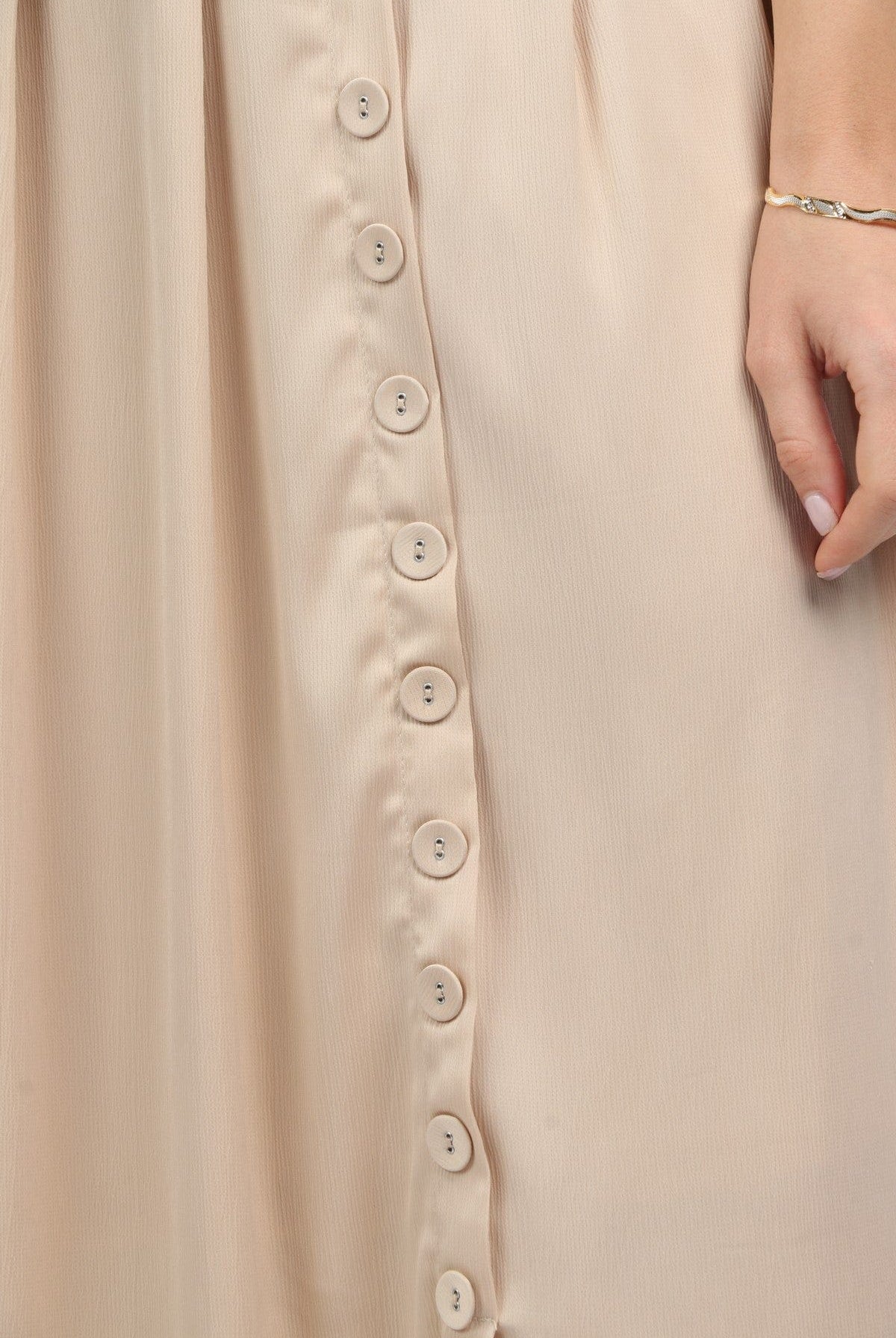 نتشي تنورة طويلة نسائية بخصر عالي