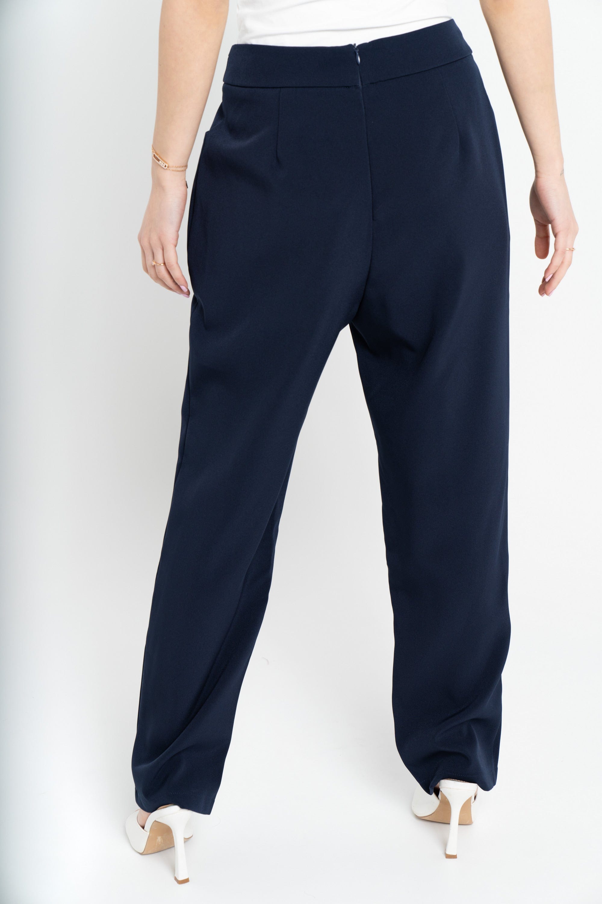 نتشي بنطلون سادة طويل كلاسيك حريمي