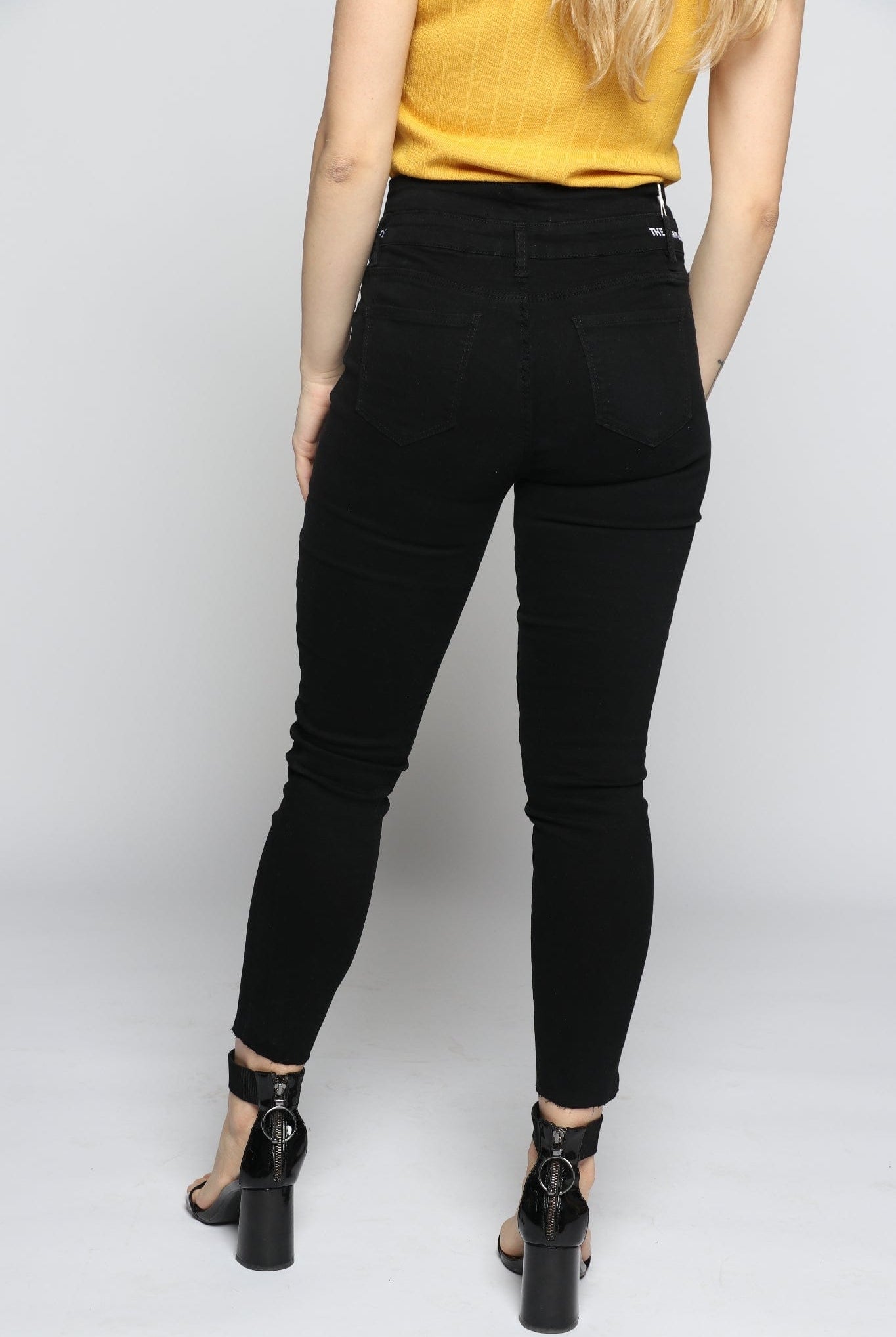 ميكا بنطلون سكيني طويل خصر مرتفع نسائي