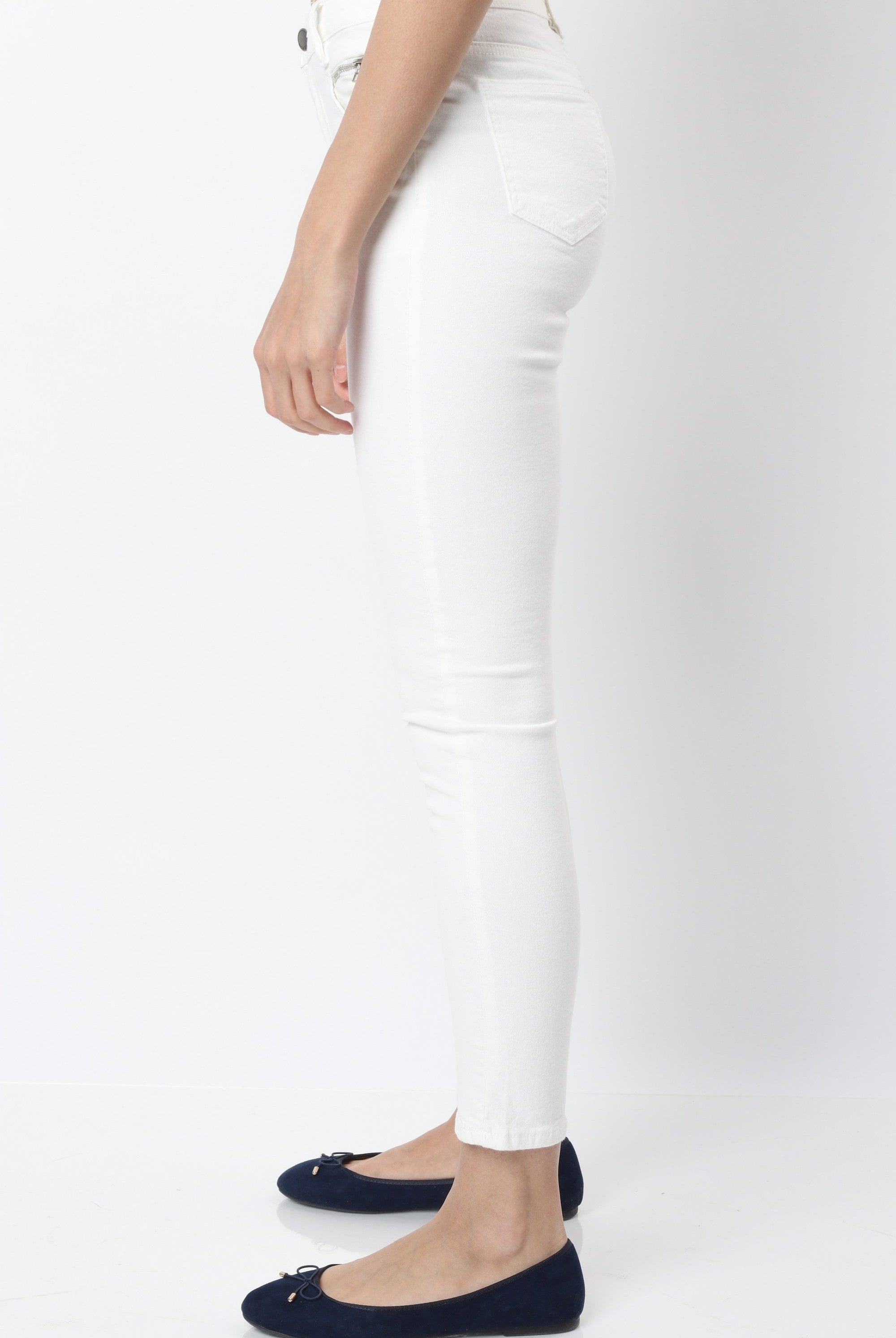 ميكا بنطلون جينز سكيني هاي ويست طويل نسائي