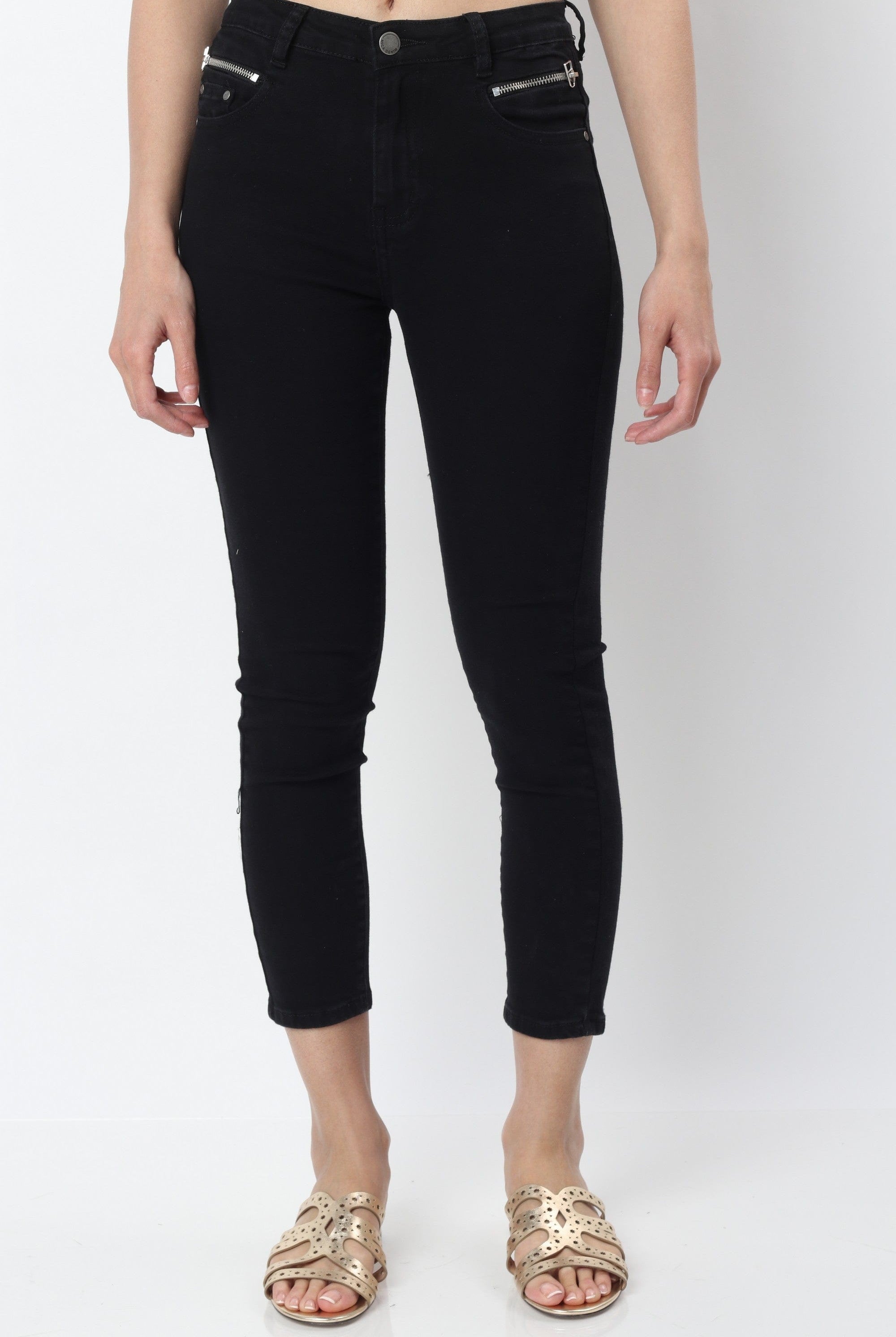 ميكا بنطلون جينز سكيني هاي ويست طويل نسائي