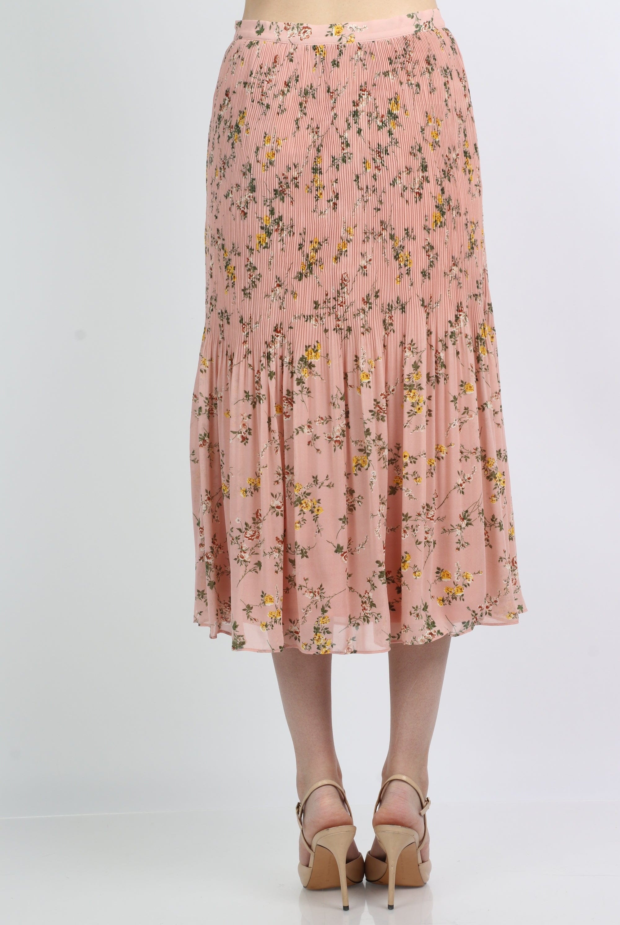 ميكا تنورة ميدي مشجرة بليسية