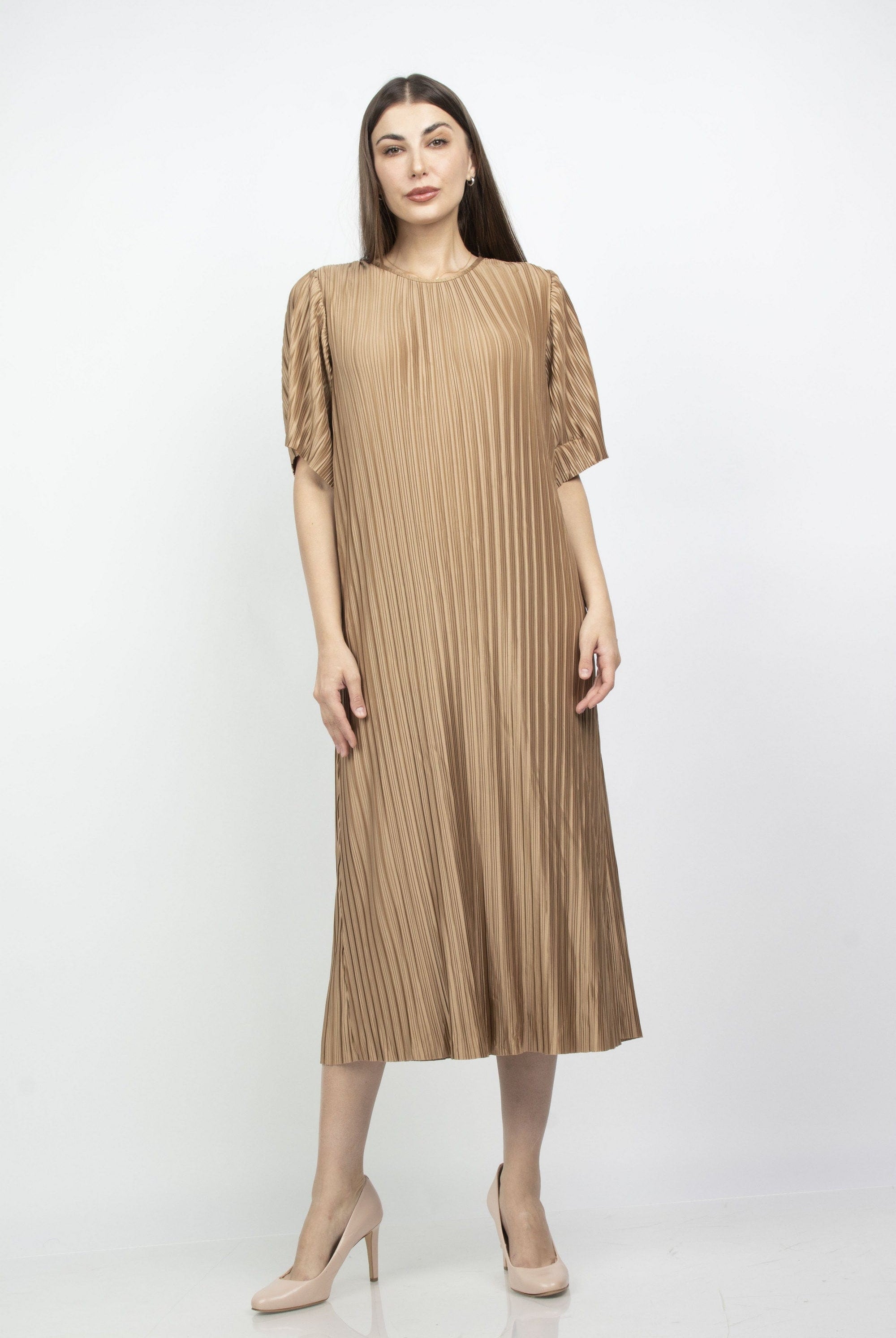 ميكا فستان ميدي بيليسيه صك كم فراشة قصير