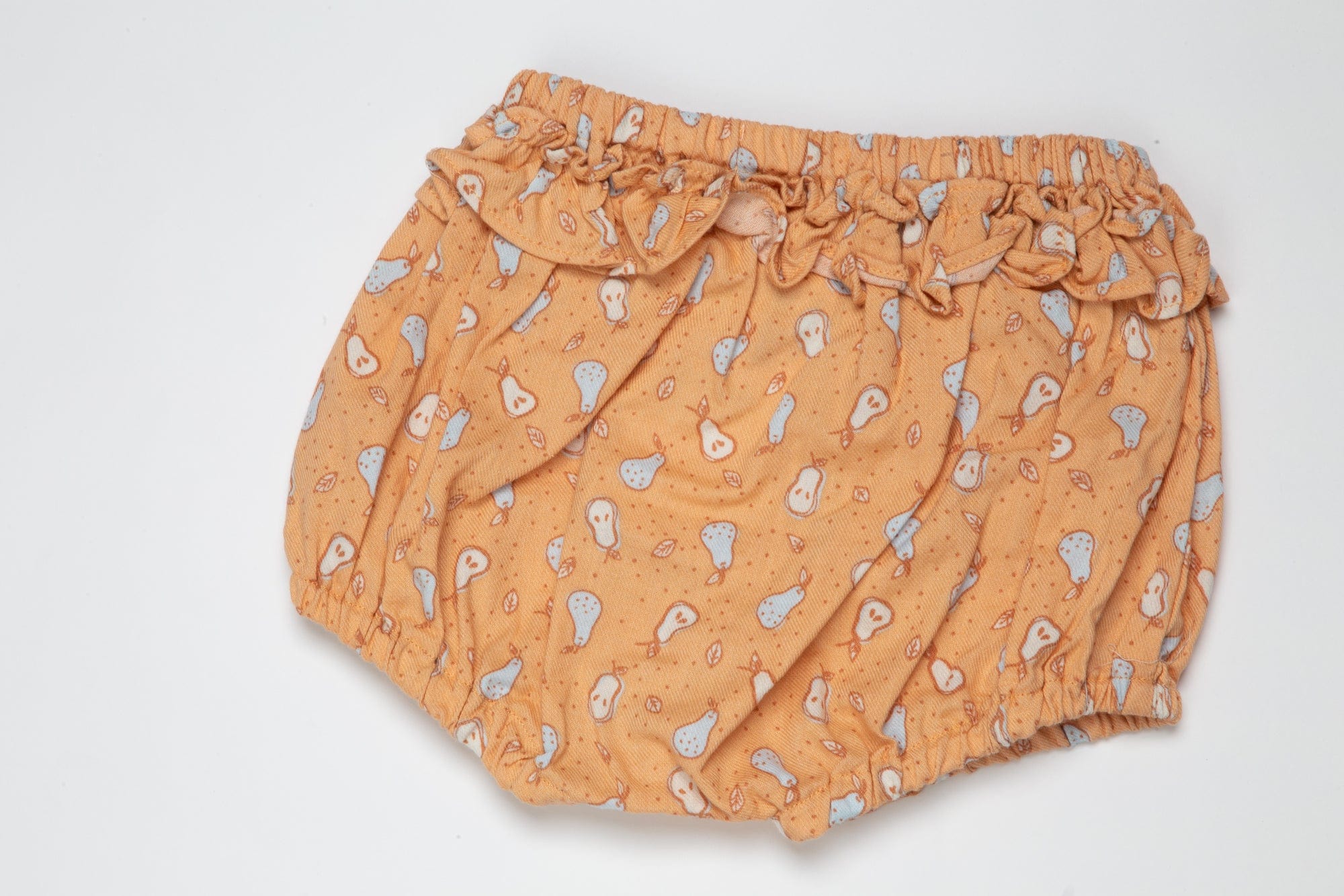 جينجرسنابس شورت رضع بناتي بنمط كمثرى البرتقالي