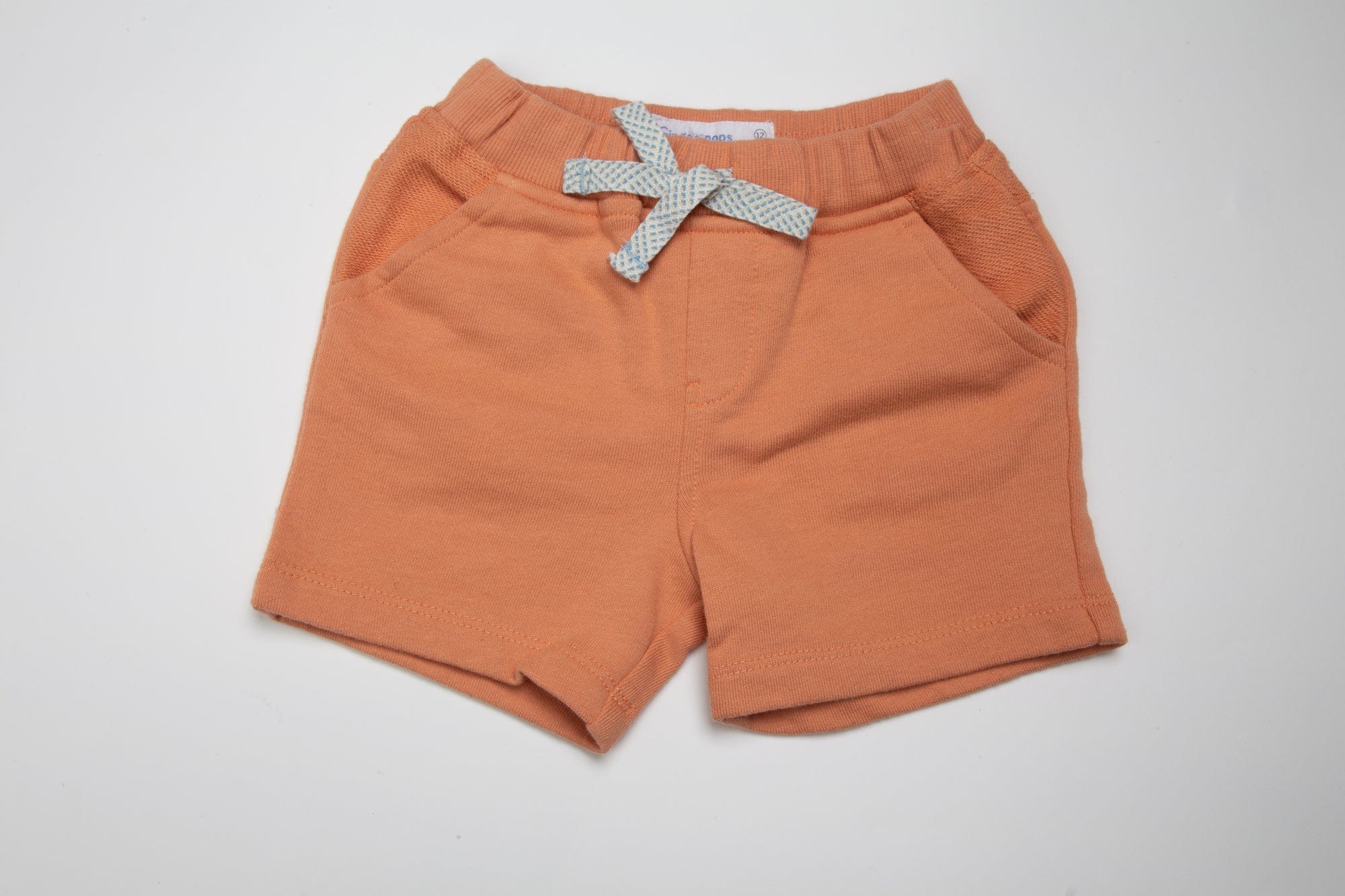 جينجرسنابس شورت ولادي سادة قطن بربطة أحمر بنفسجي