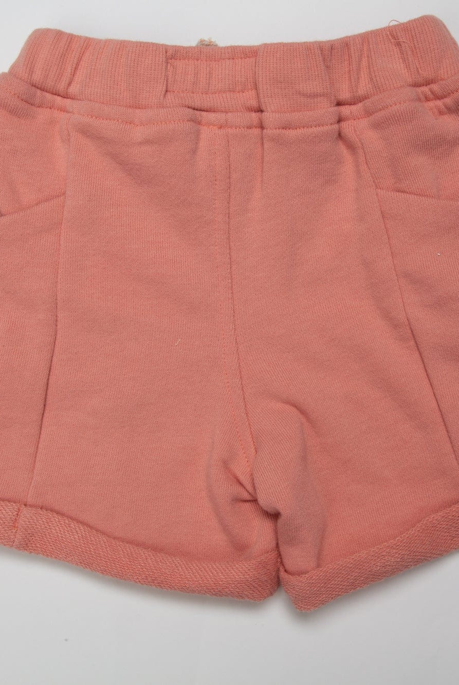 جينجرسنابس شورت ولادي قطن بربطة على الخصر أصفر