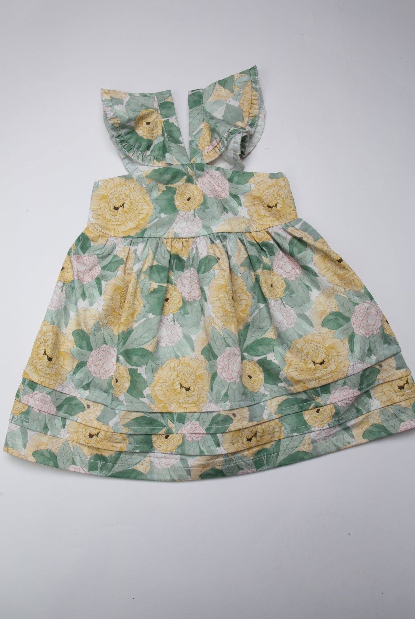 جينجرسنابس فستان أطفال بيبي مشجر بحمالات عريضة متعدد الألوان