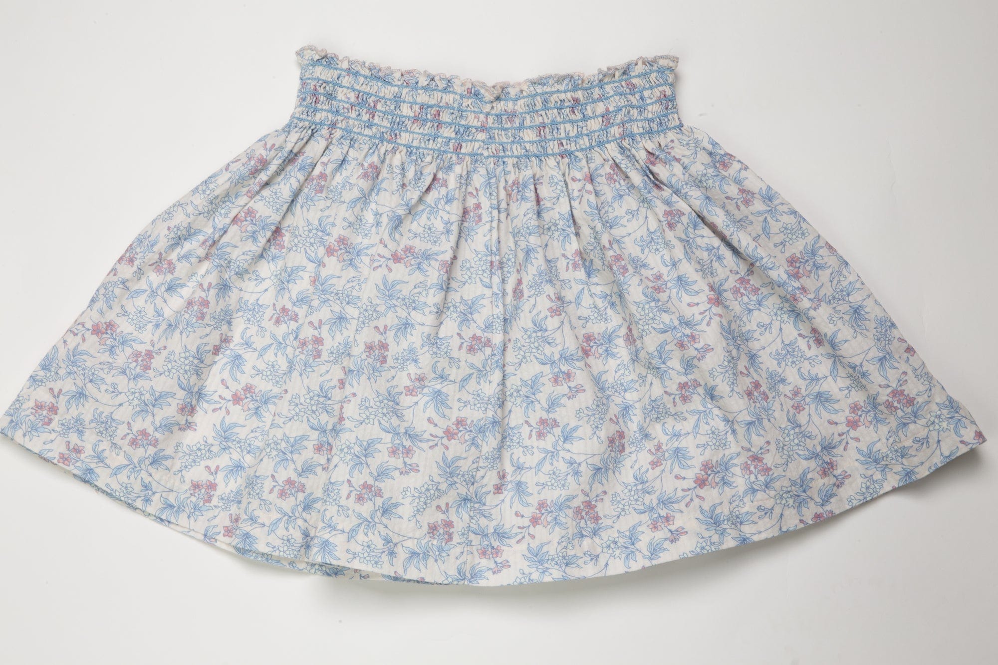 جينجرسنابس طقم بناتي بلوزة كت وتنورة مشجرة متعدد الألوان