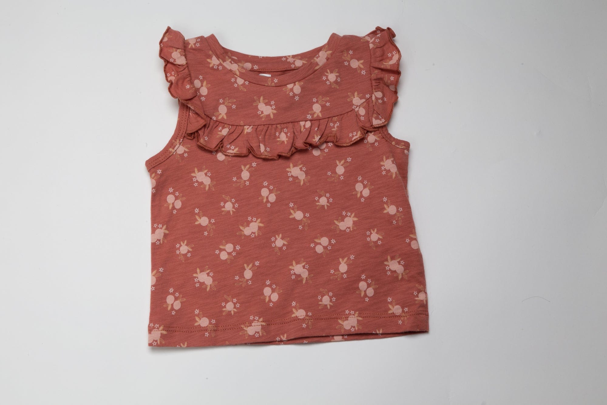 جينجرسنابس بلوزة بناتي رضع مطبوعة بكرانيش وردي