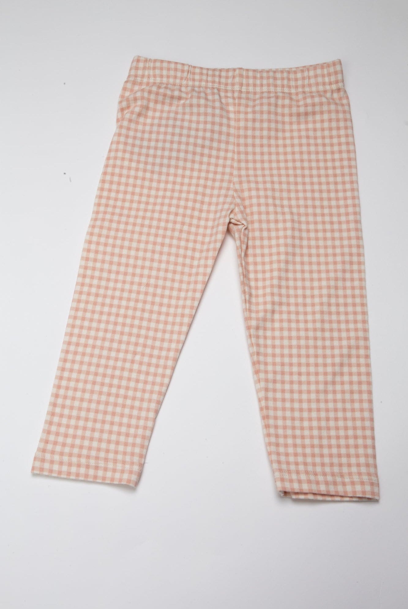 جينجرسنابس بنطلون بناتي على شكل مربعات صغيرة وردي