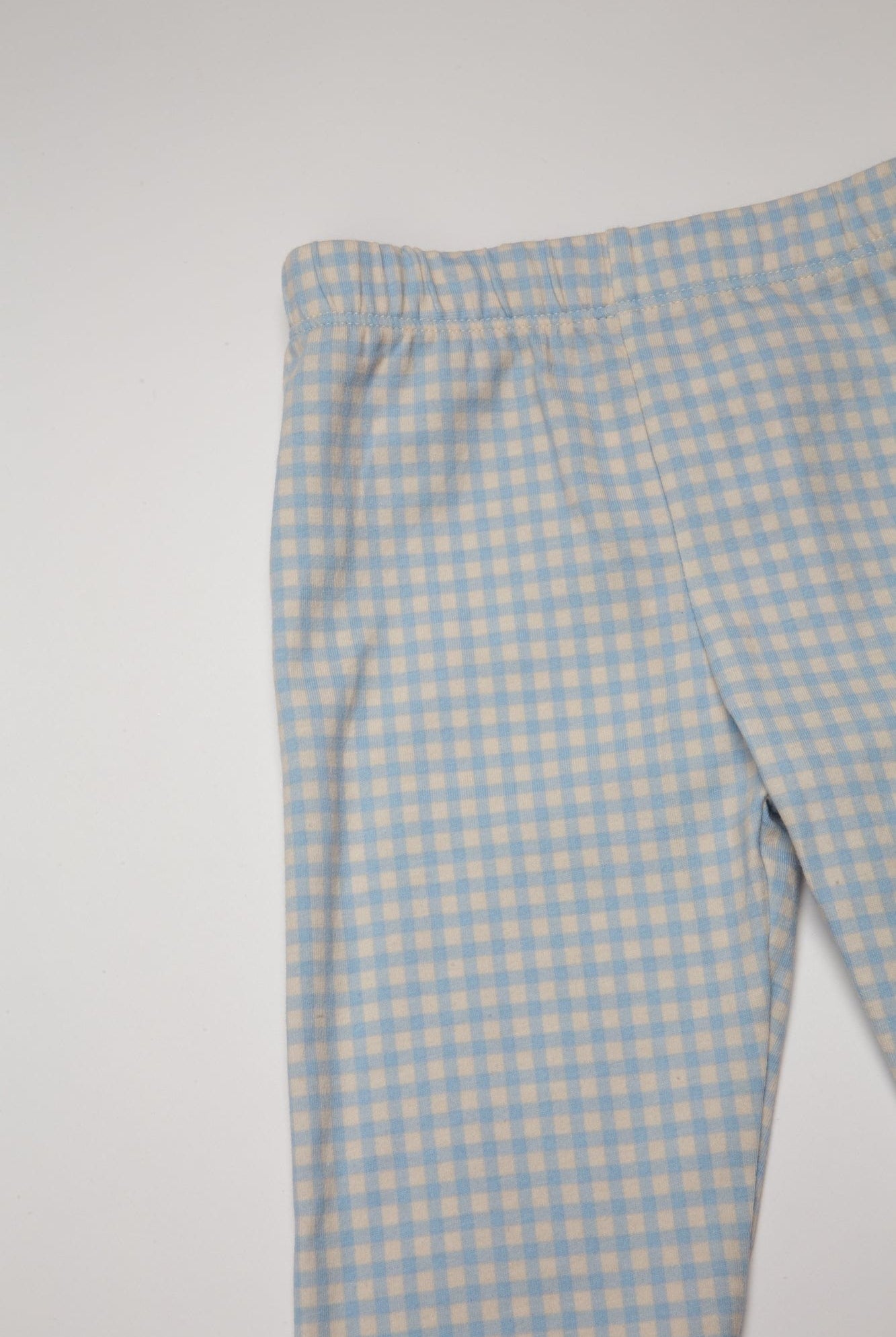جينجرسنابس بنطلون بناتي مربعات صغيرة أزرق