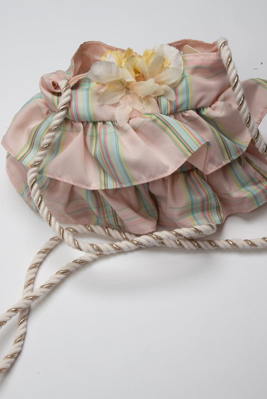 جينجرسنابس حقيبة بناتي قماش منقوشة كروس متعدد الألوان