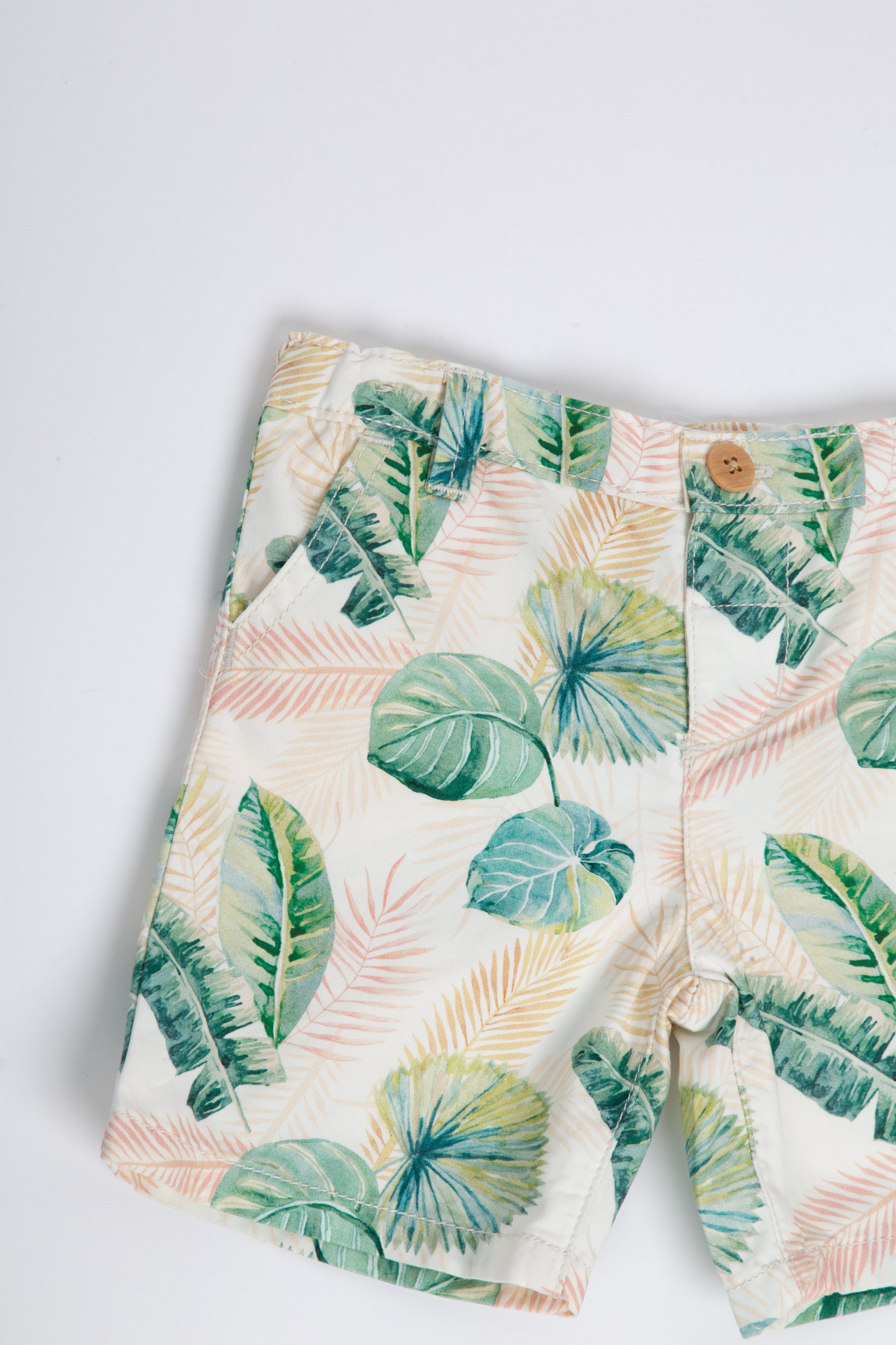 جينجرسنابس شورت مشجر قصير بسحاب متعدد الألوان