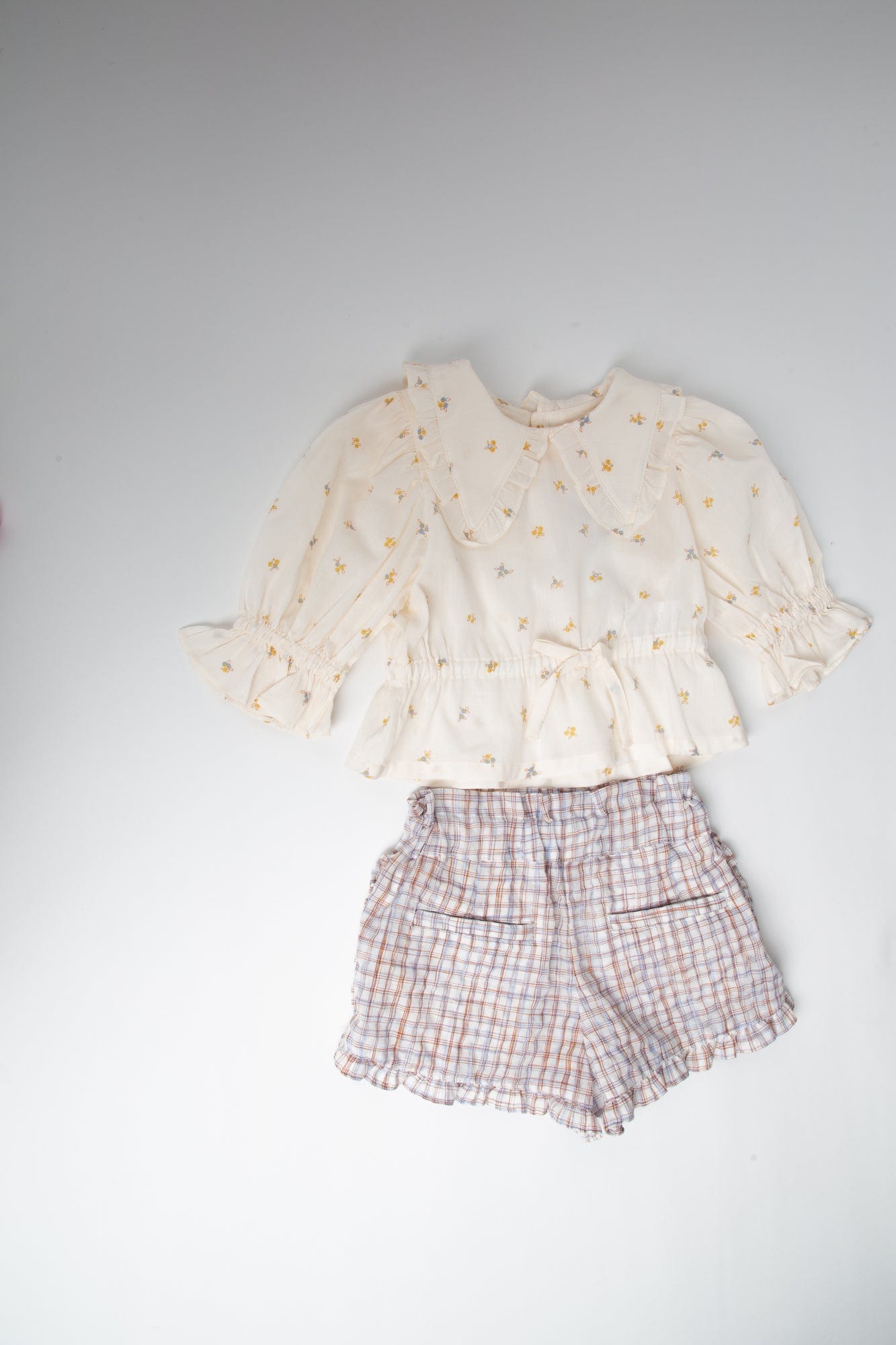 جينجرسنابس شورت كاروهات قصير هاي ويست أطفال بناتي متعدد الألوان