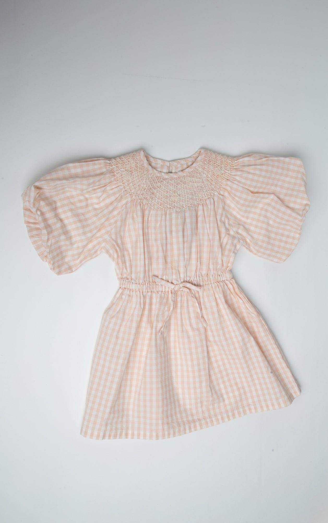 جينجرسنابس فستان مربعات مخصر نص كم بف بناتي متعدد الألوان