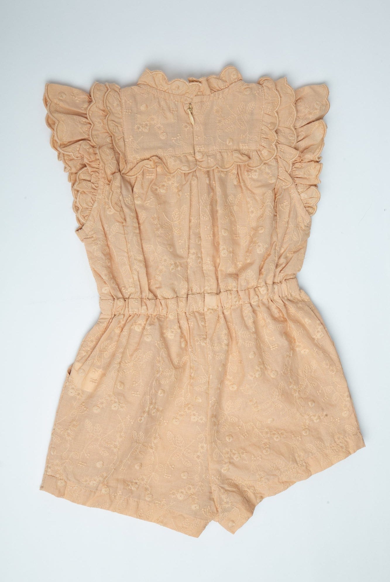 جينجرسنابس جمبسوت بناتي قصير بدون أكمام بني