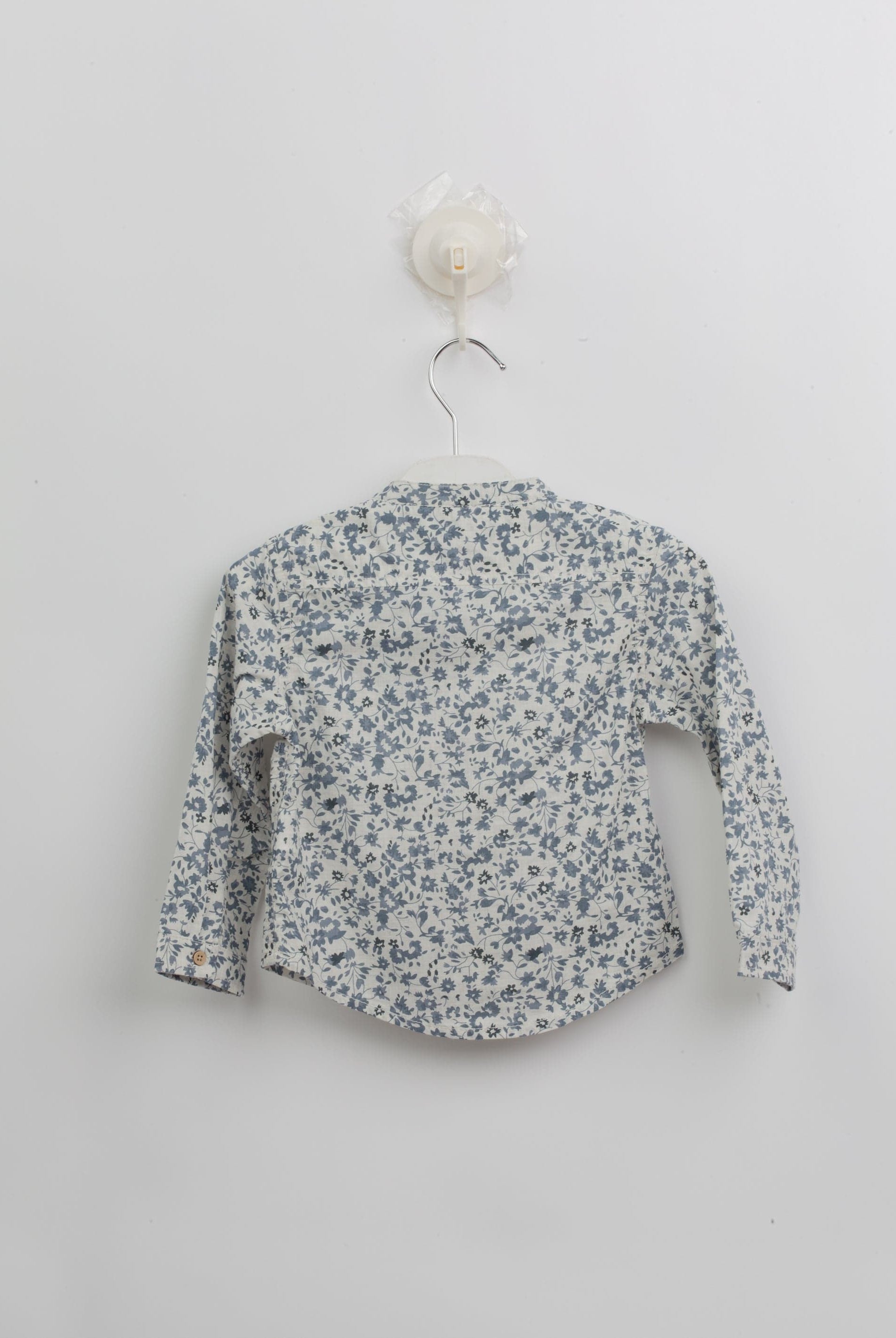 جينجرسنابس قميص مشجر بأزرار أمامية بولو ولادي أزرق