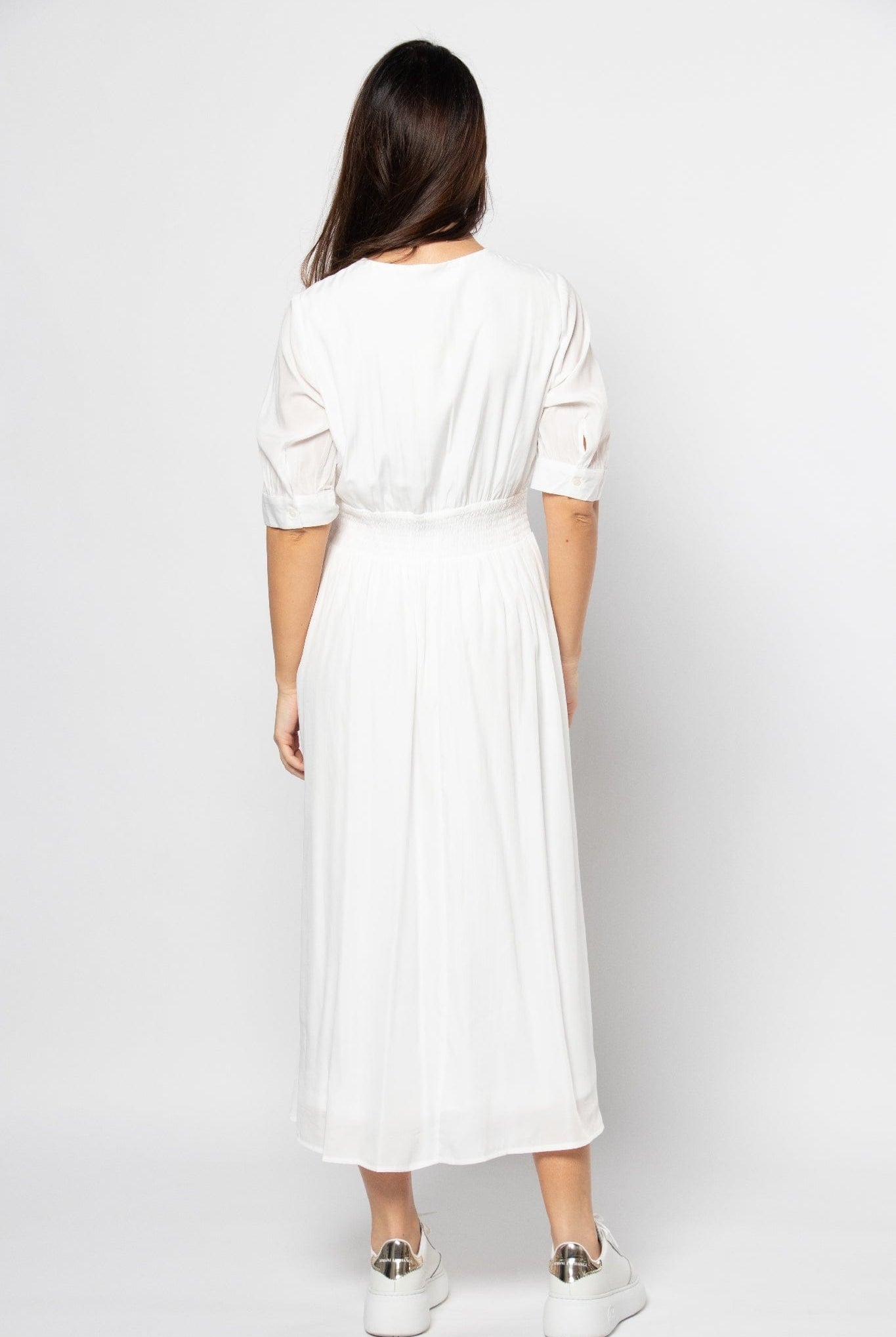 ميكا فستان ميدي كروازيه مخصر كم قصير