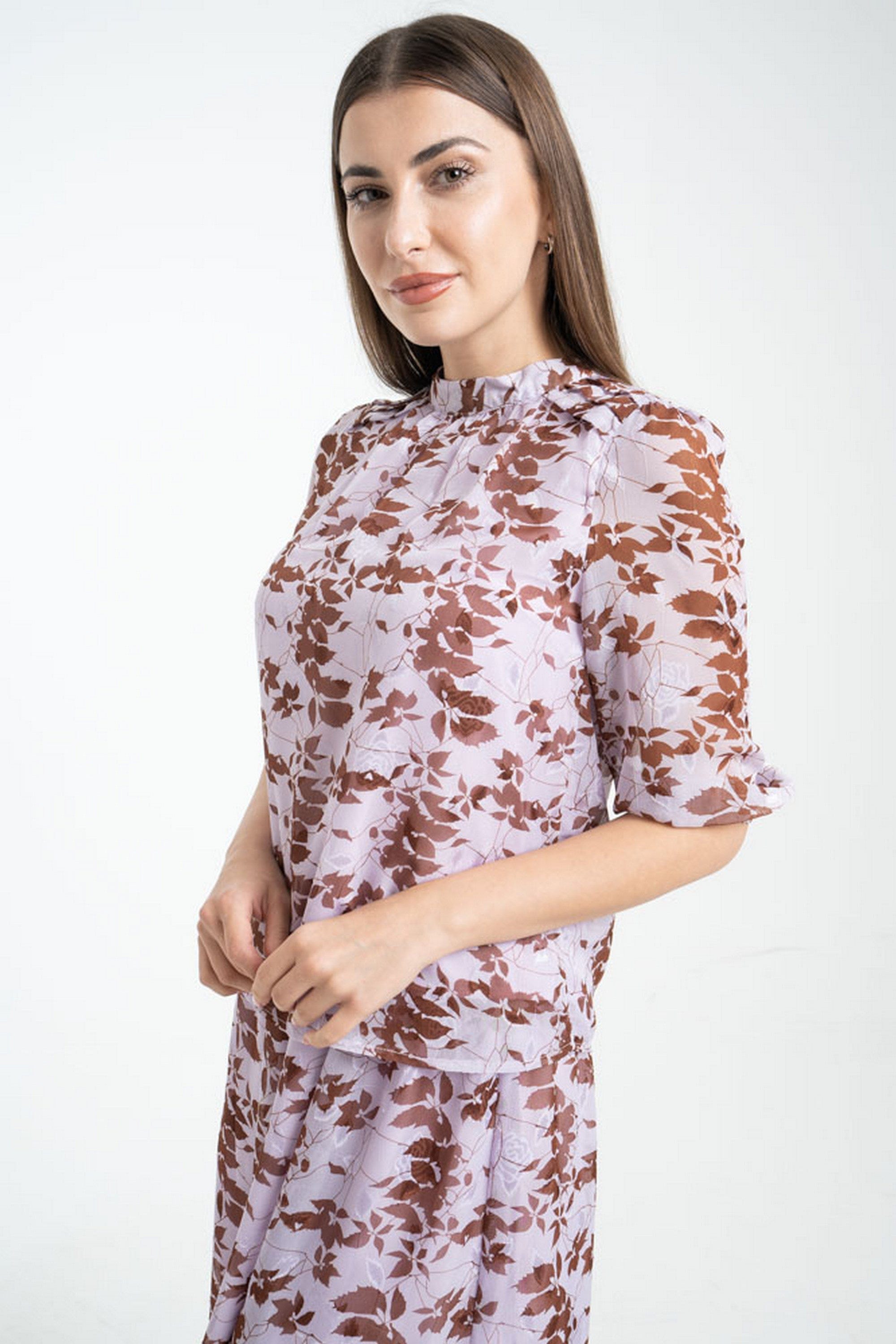 ميكا توب مشجر 3/4 كم بف نسائي