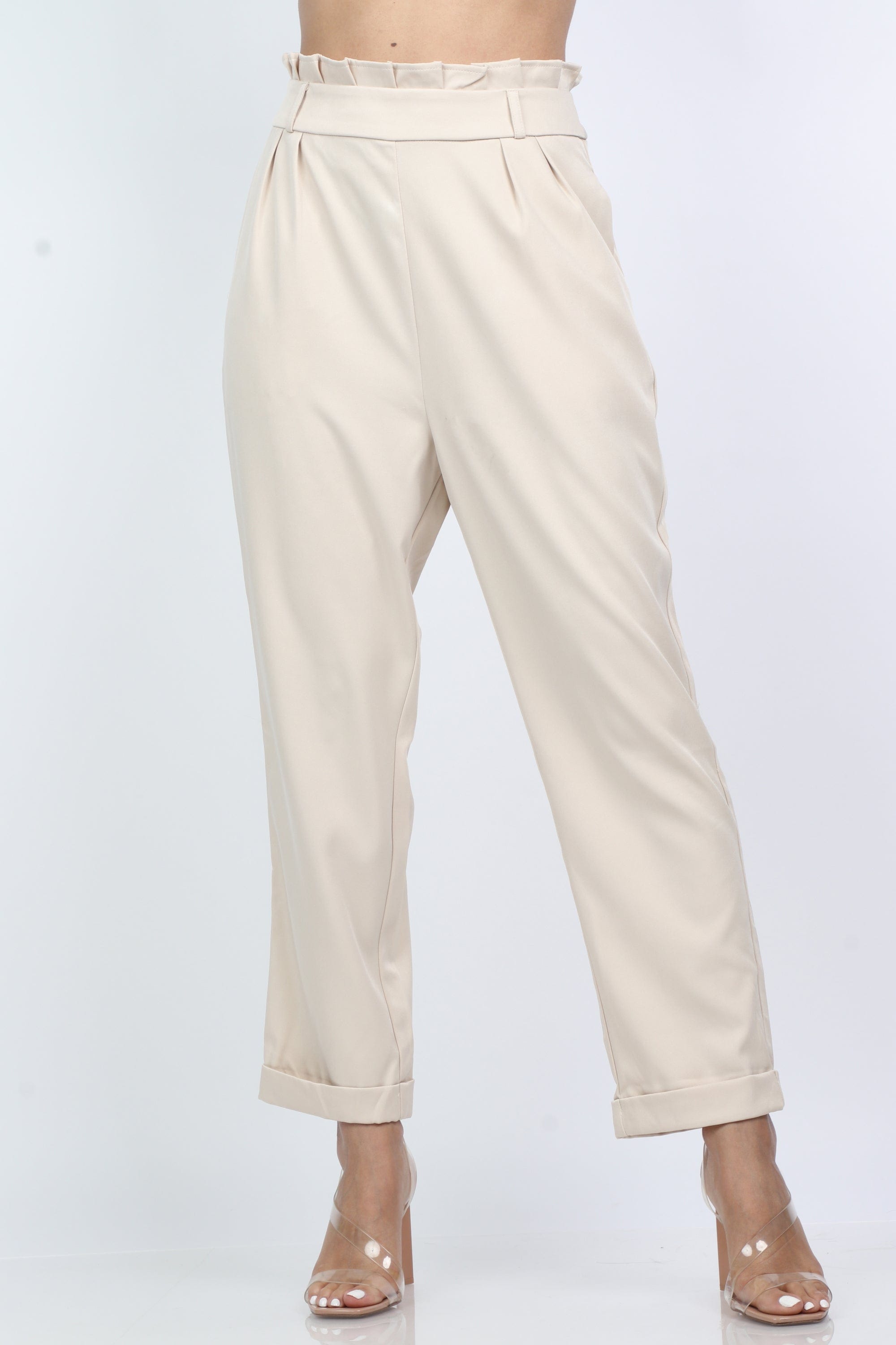 ميكا بنطلون كلاسيك سادة طويل نسائي