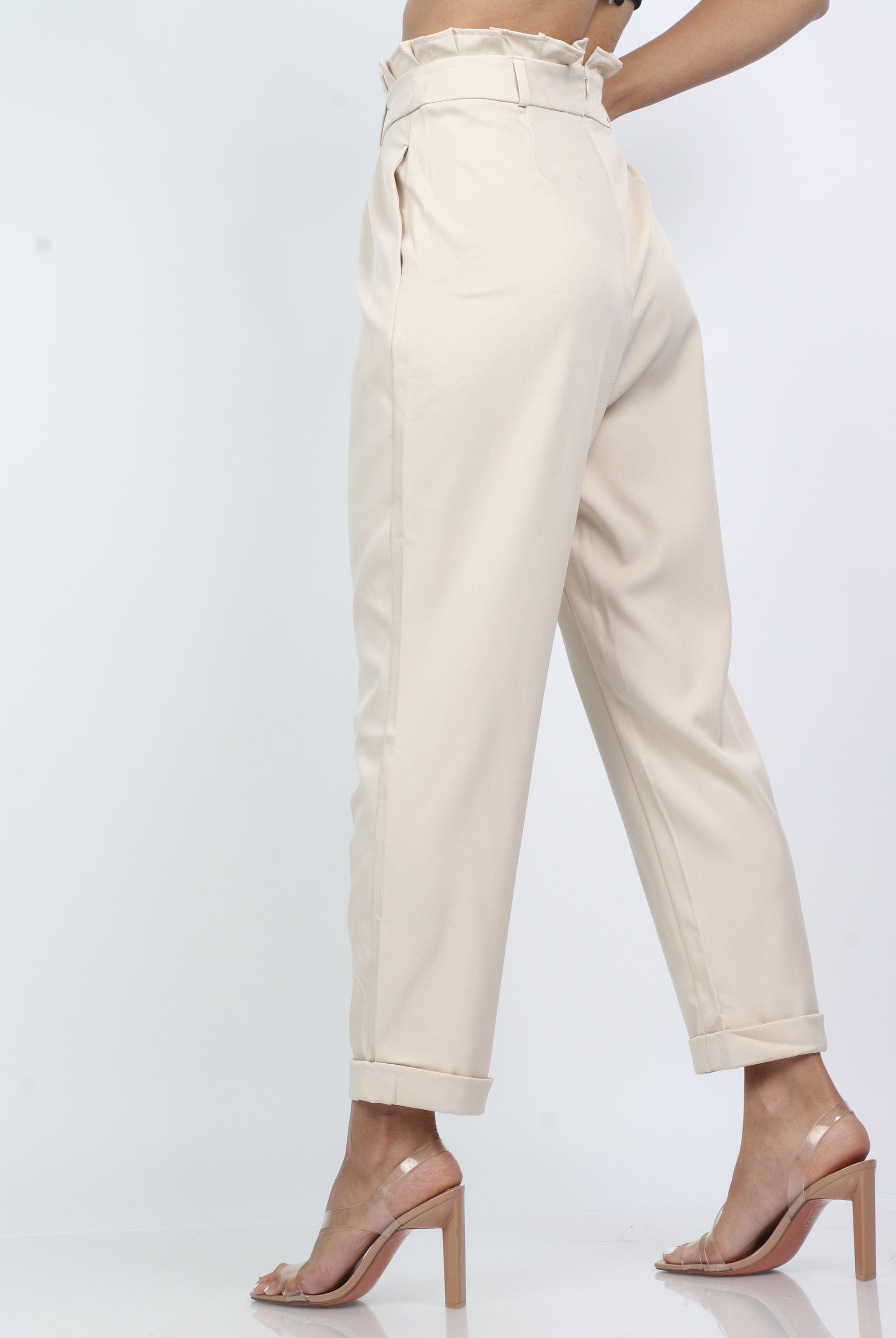 ميكا بنطلون كلاسيك سادة طويل نسائي