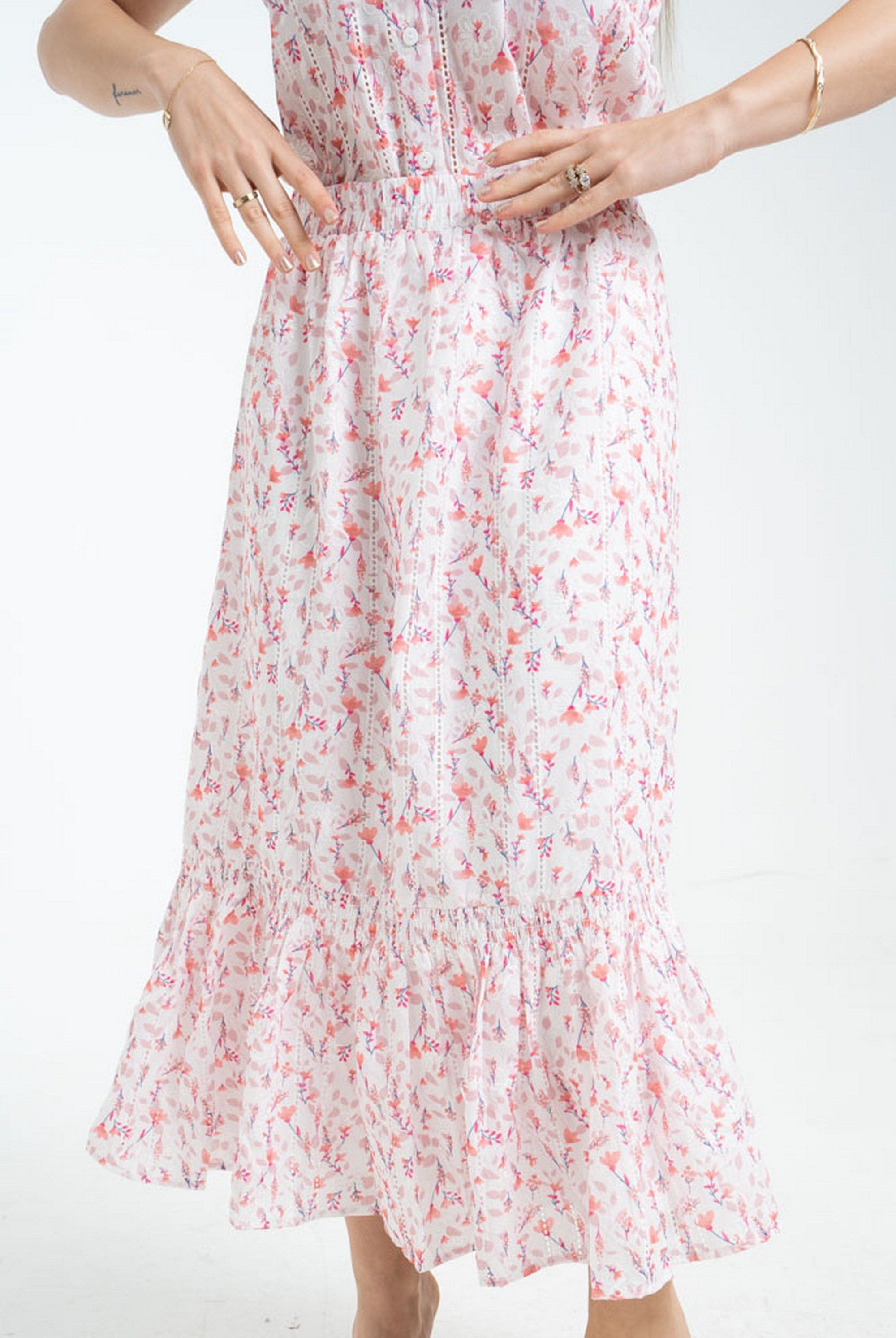 ميكا تنورة ميدي مشجرة نسائي