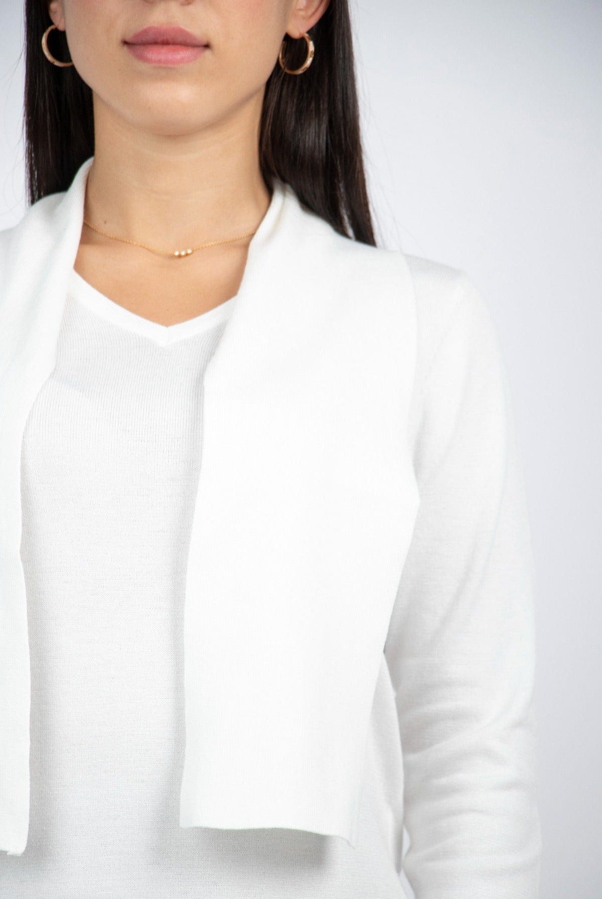 نتشي بلوزة سادة بربطة عنق طويلة كم طويل نسائي