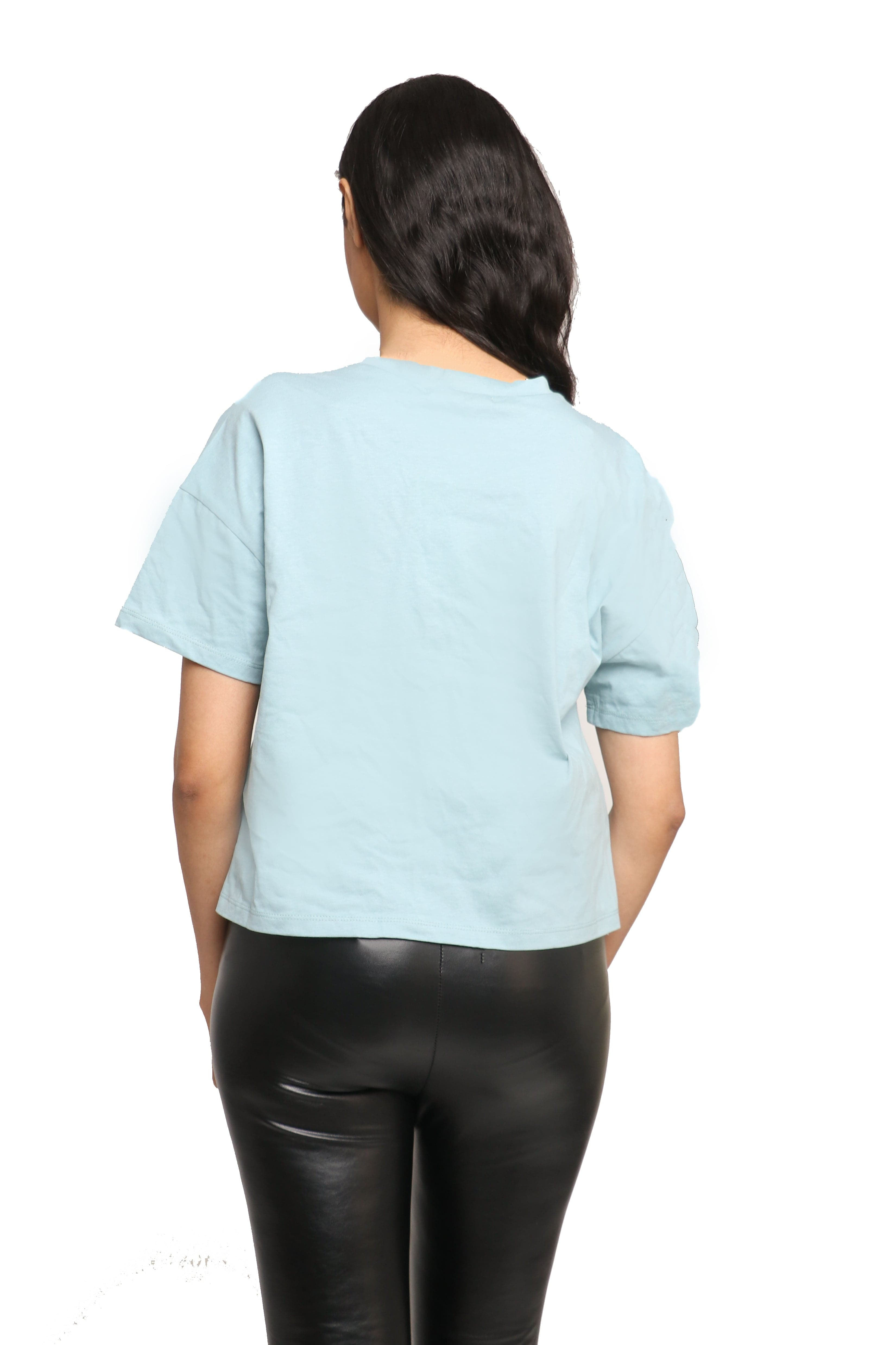 ميكا بلوزة قطنية بجيب وحلقة دائرية نسائي