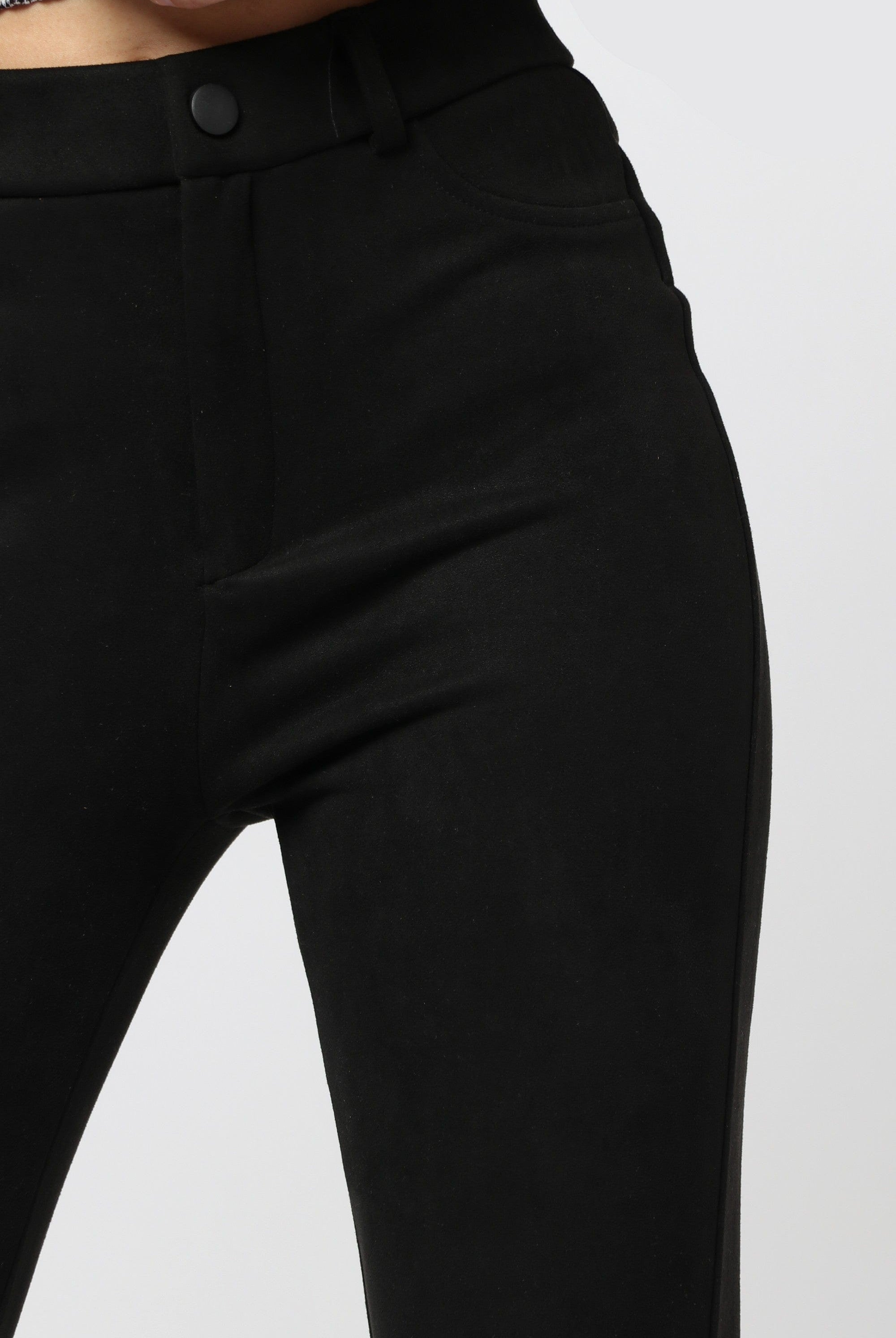 ميكا بنطلون ليقنز بخصر مرتفع نسائي