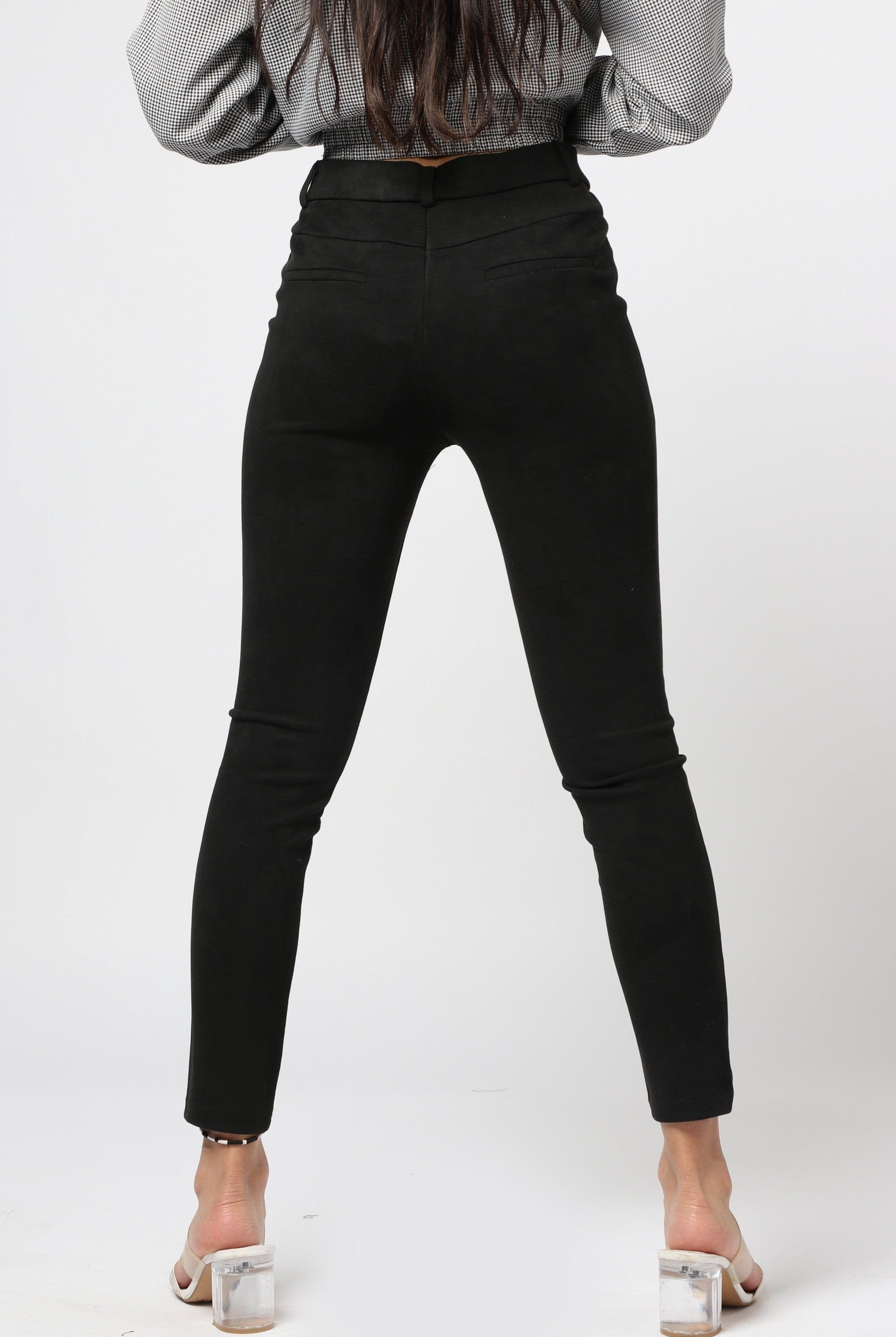 ميكا بنطلون ليقنز بخصر مرتفع نسائي