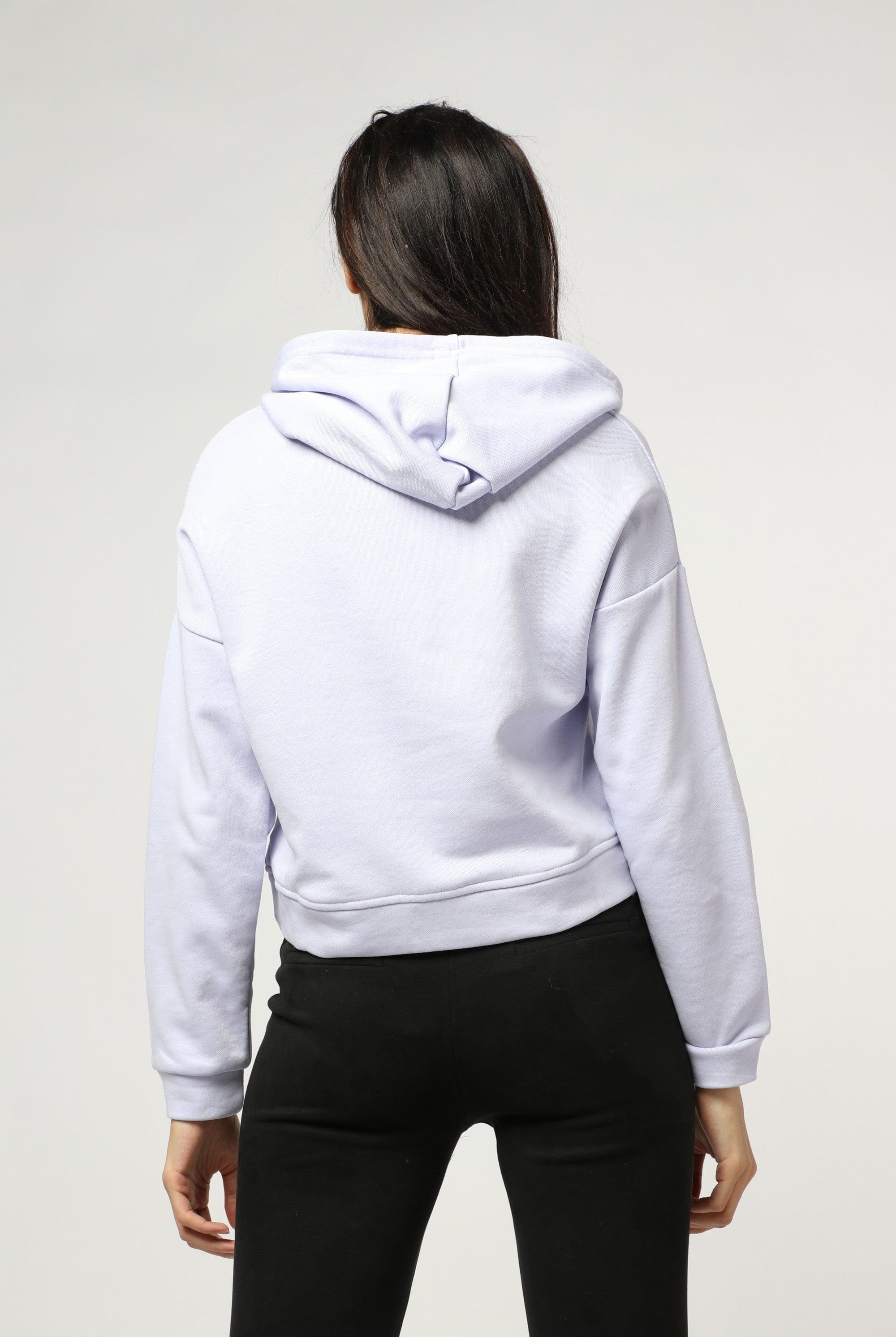 ميكا بلوزة بأكمام طويلة قصيرة بهودي