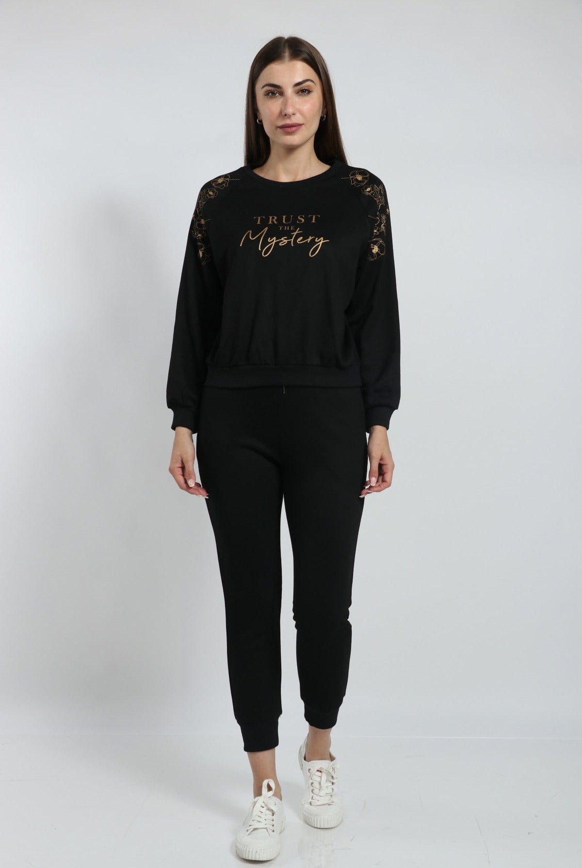 ميكا بنطلون سويت بانتس هاي ويست برباط طويل نسائي