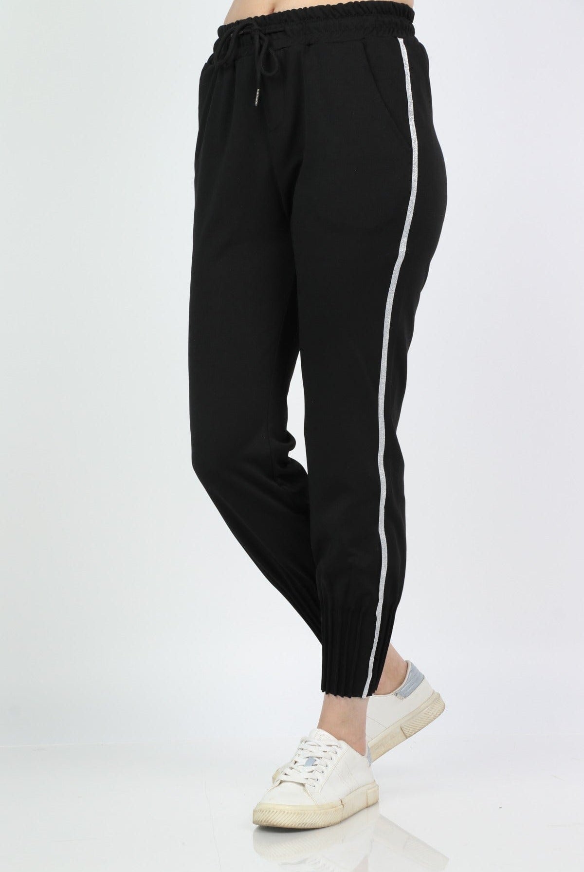 ميكا بنطلون رياضي بخط من الجنب طويل نسائي