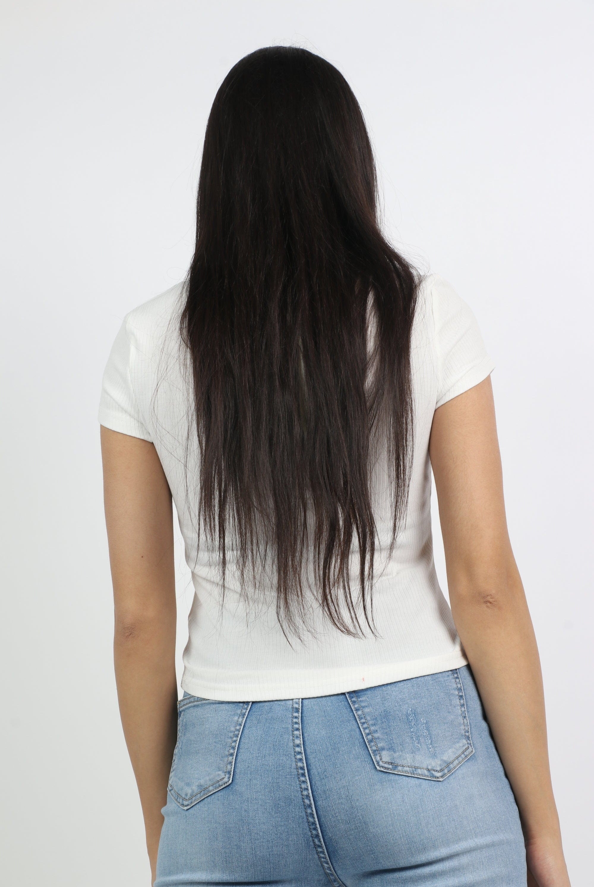 ميكا بلوزة قطنية بأزرار أمامية على الصدر كم قصير نسائي