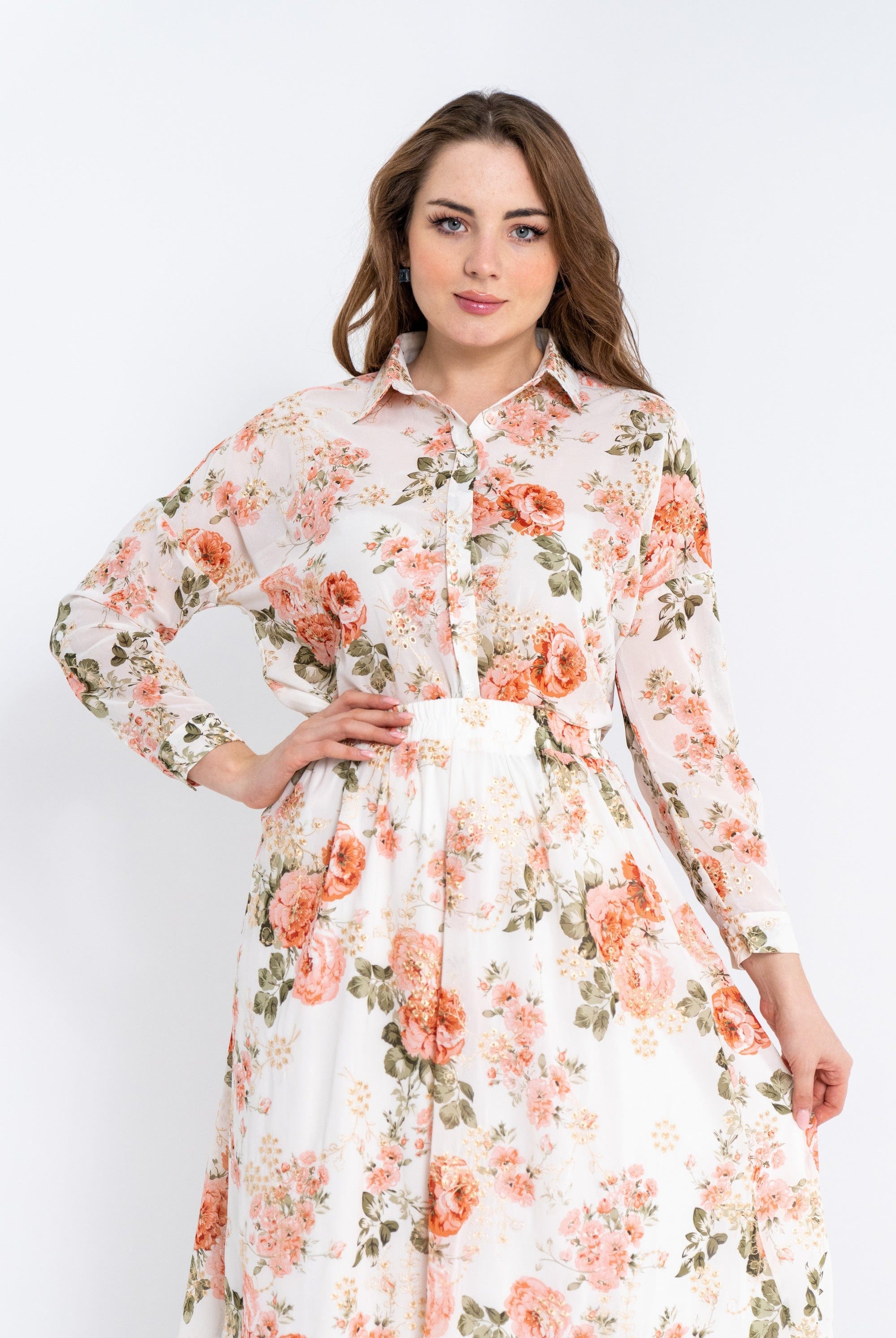 ميكا فستان مورد شفاف مخصر كم طويل نسائي