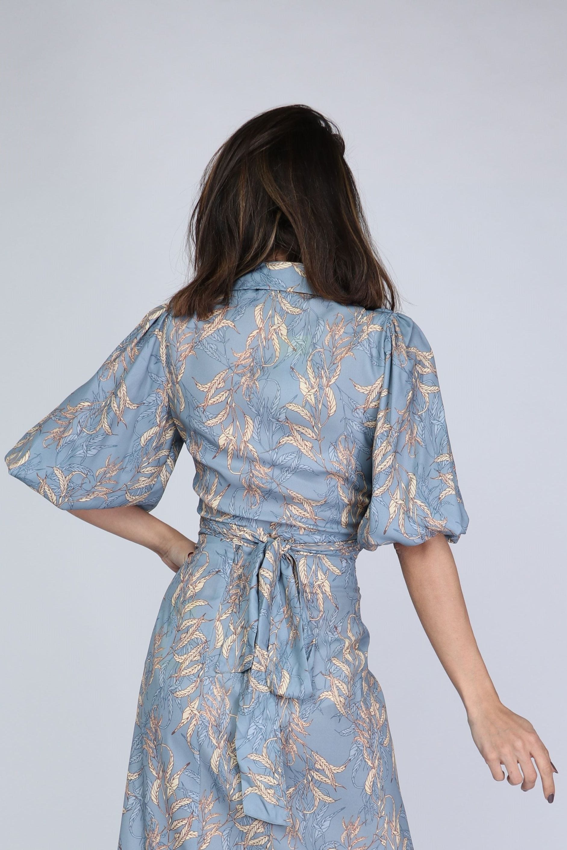 ميكا بلوزة مشجرة 3/4 كم بف