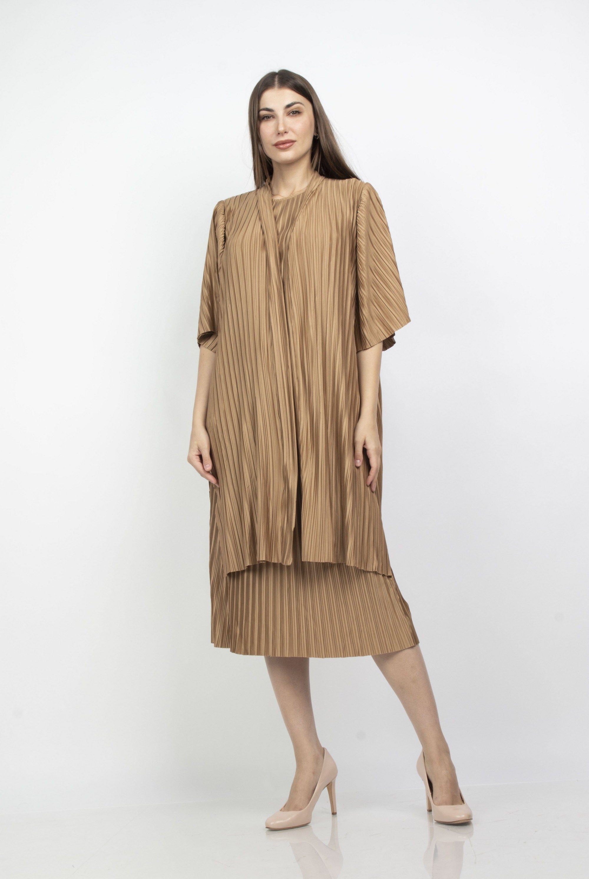 ميكا كارديجان بليسيه نص كم واسع طويل نسائي