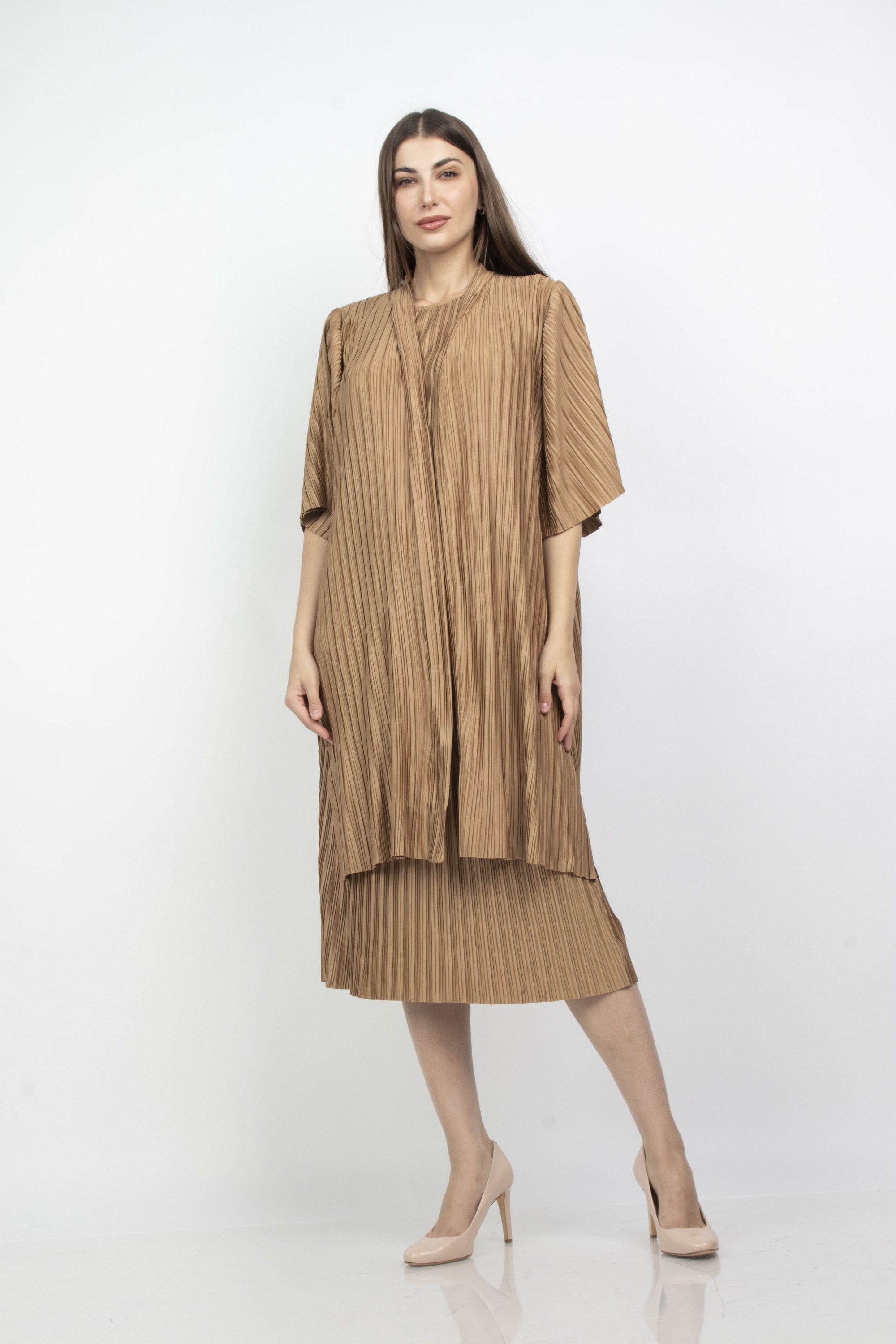 ميكا كارديجان بليسيه نص كم واسع طويل نسائي