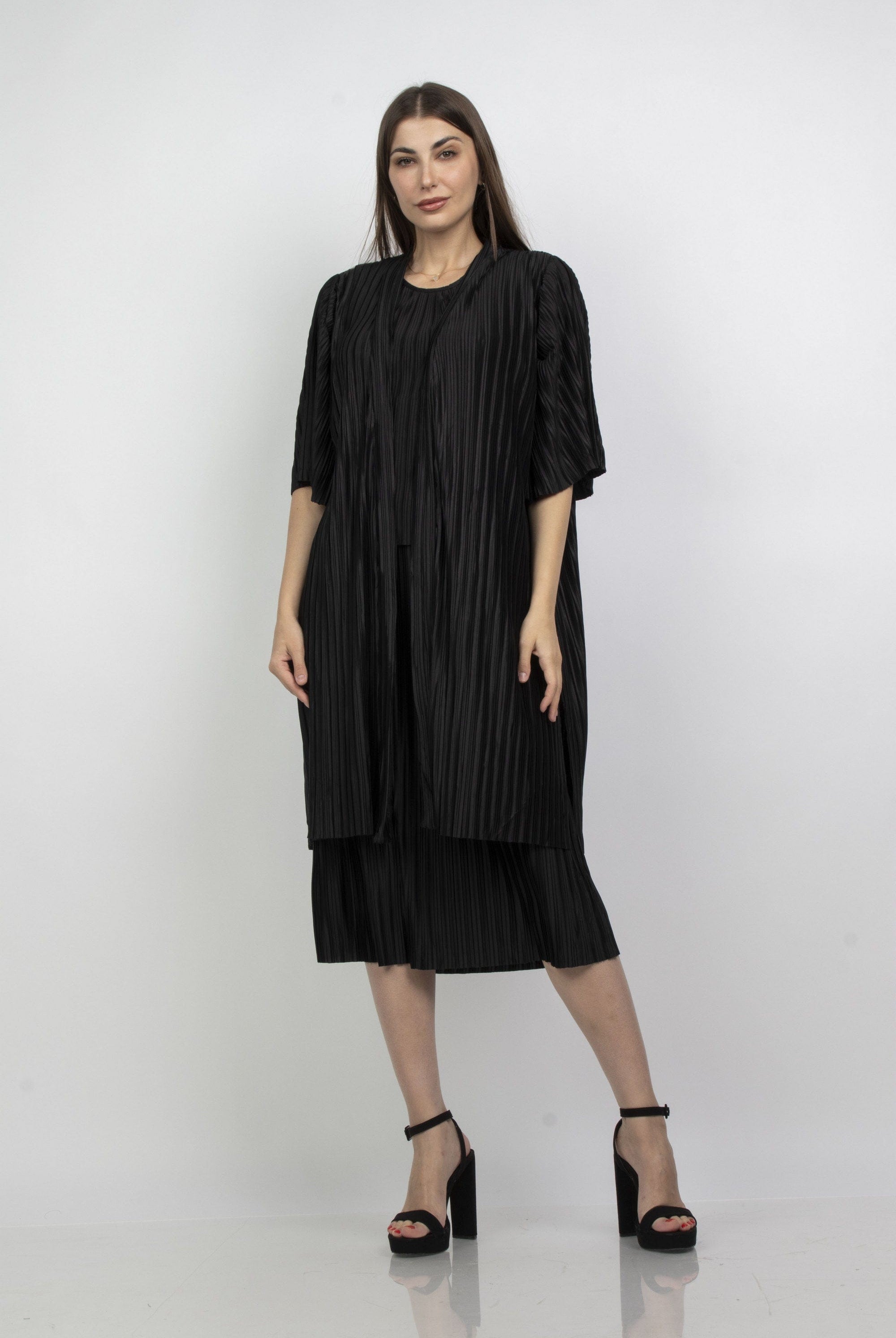 ميكا كارديجان بليسيه نص كم واسع طويل نسائي