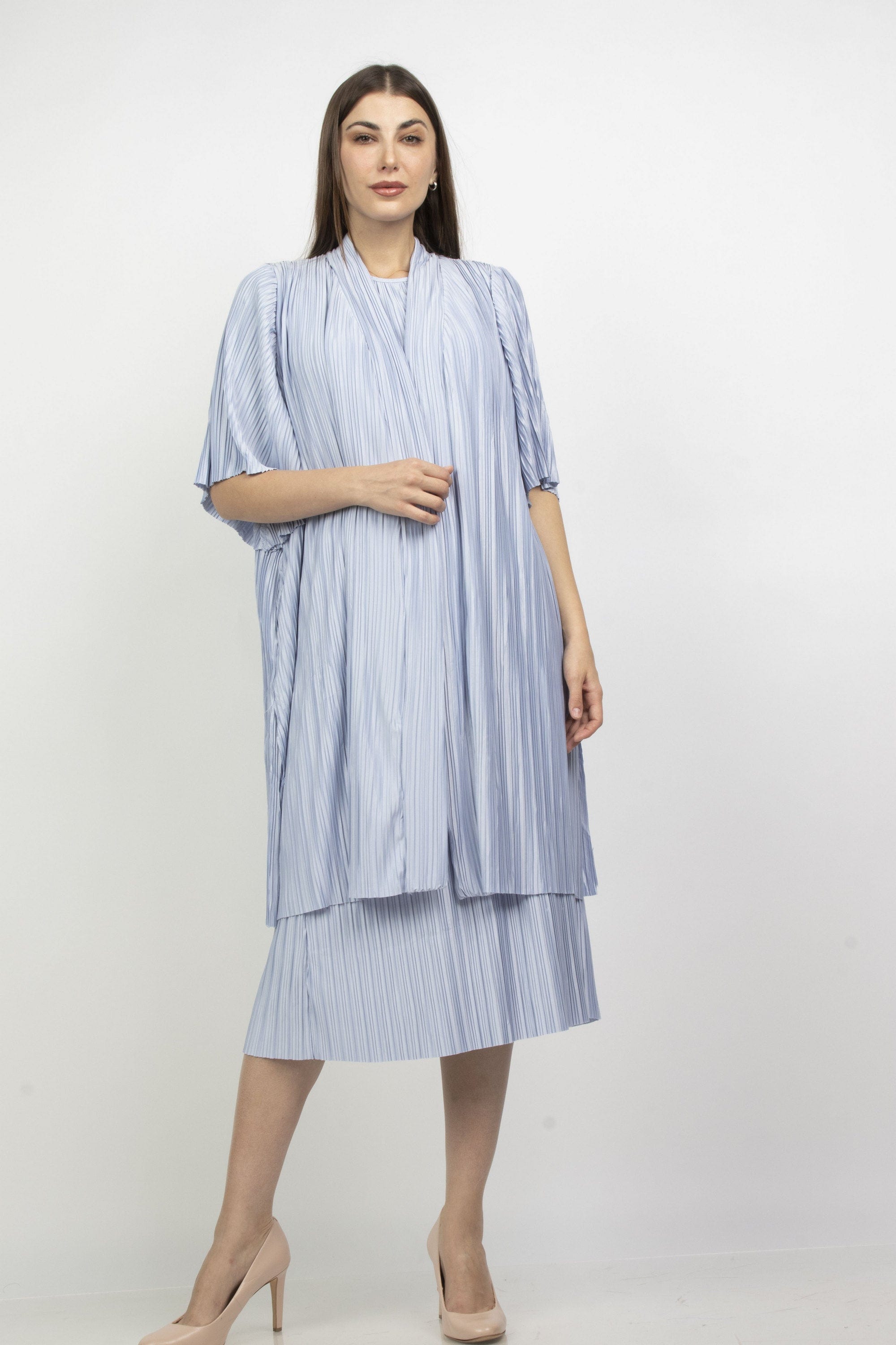 ميكا كارديجان بليسيه نص كم واسع طويل نسائي