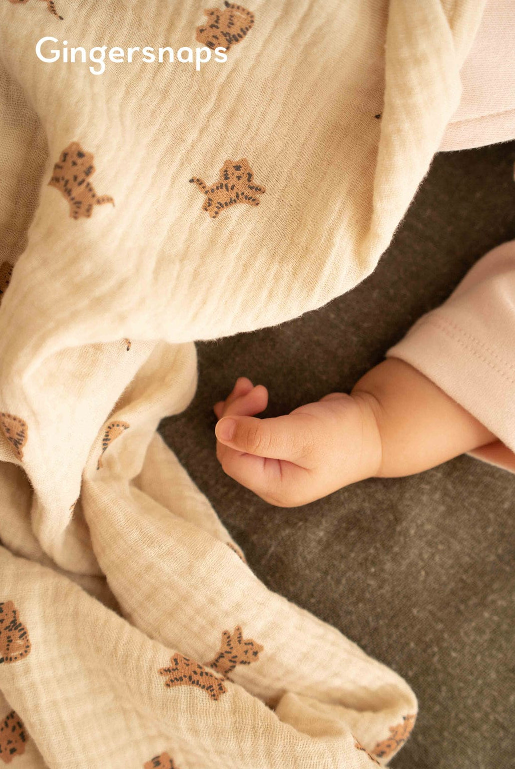 جينجرسنابس بطانية أطفال رضع منقوشة متعدد الألوان