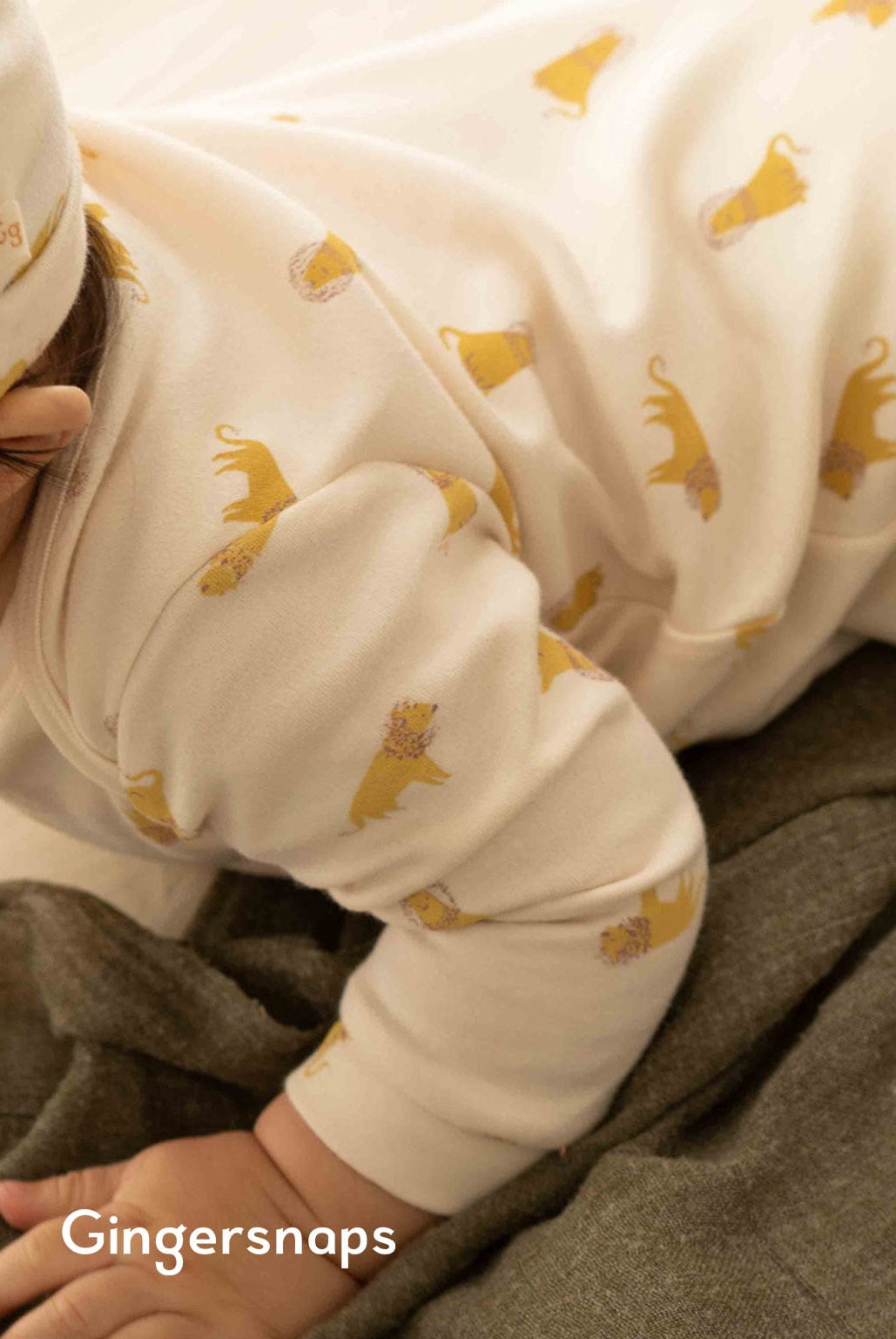 جينجرسنابس جمبسوت رضع منقوش أولادي متعدد الألوان